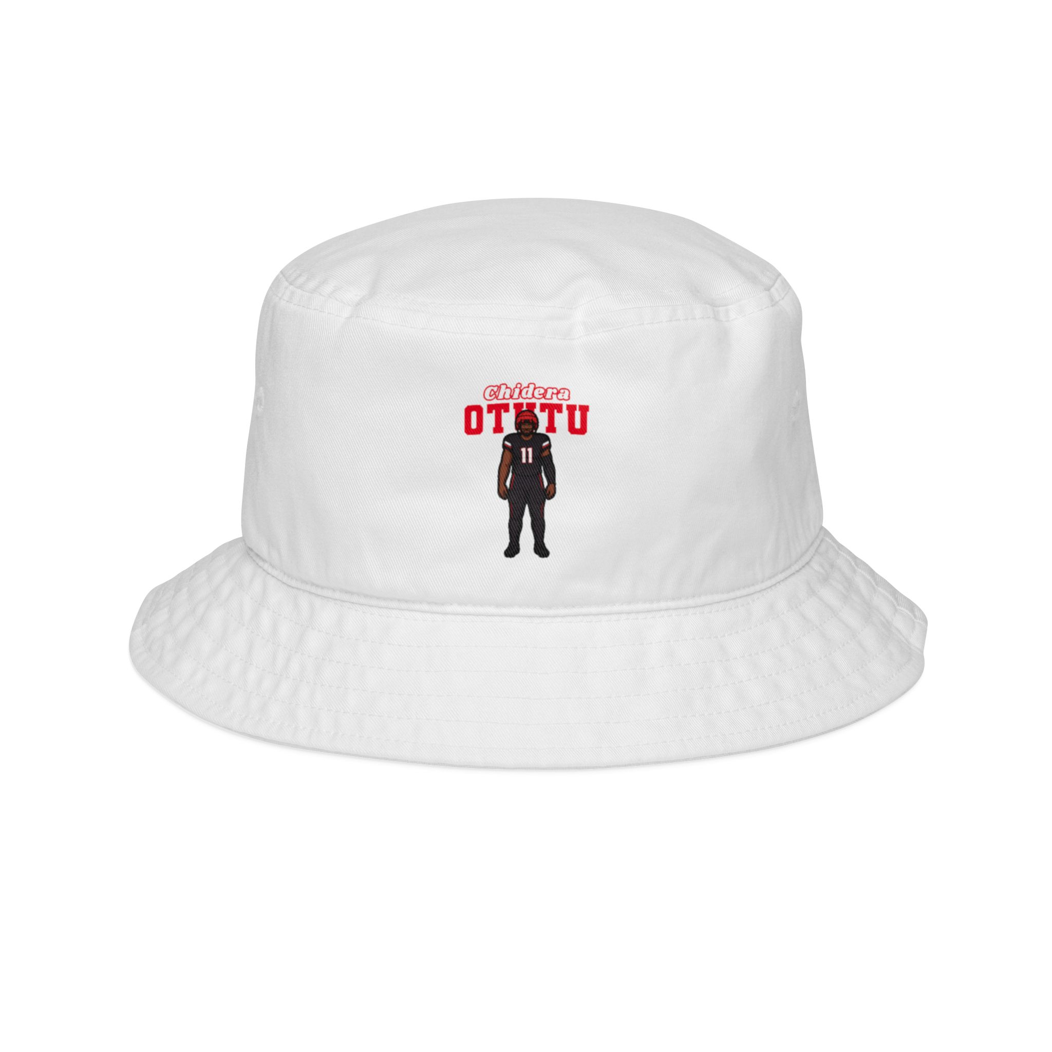 Bucket Hat — character_name_arch in White