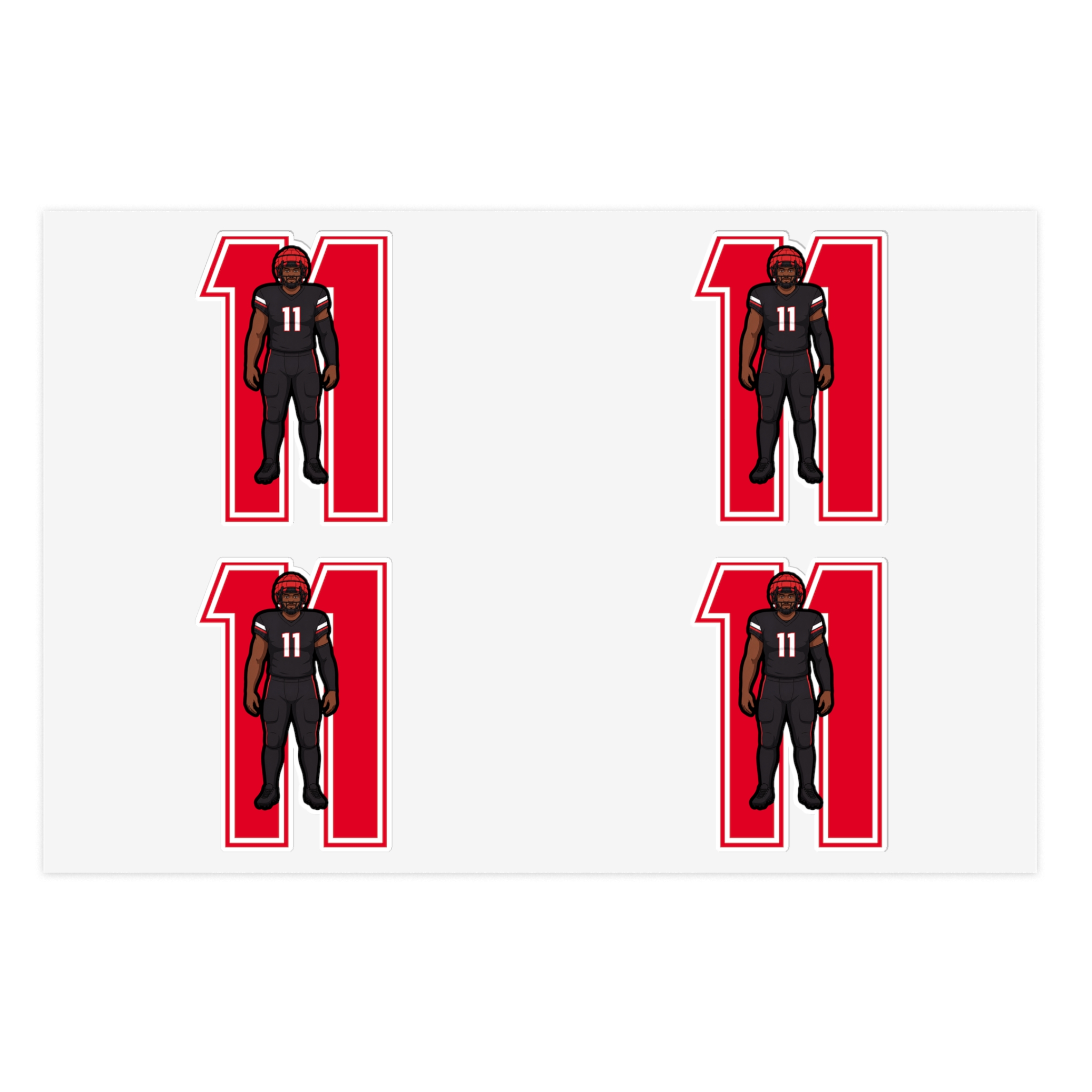 Sticker Sheet — character_number in Classic