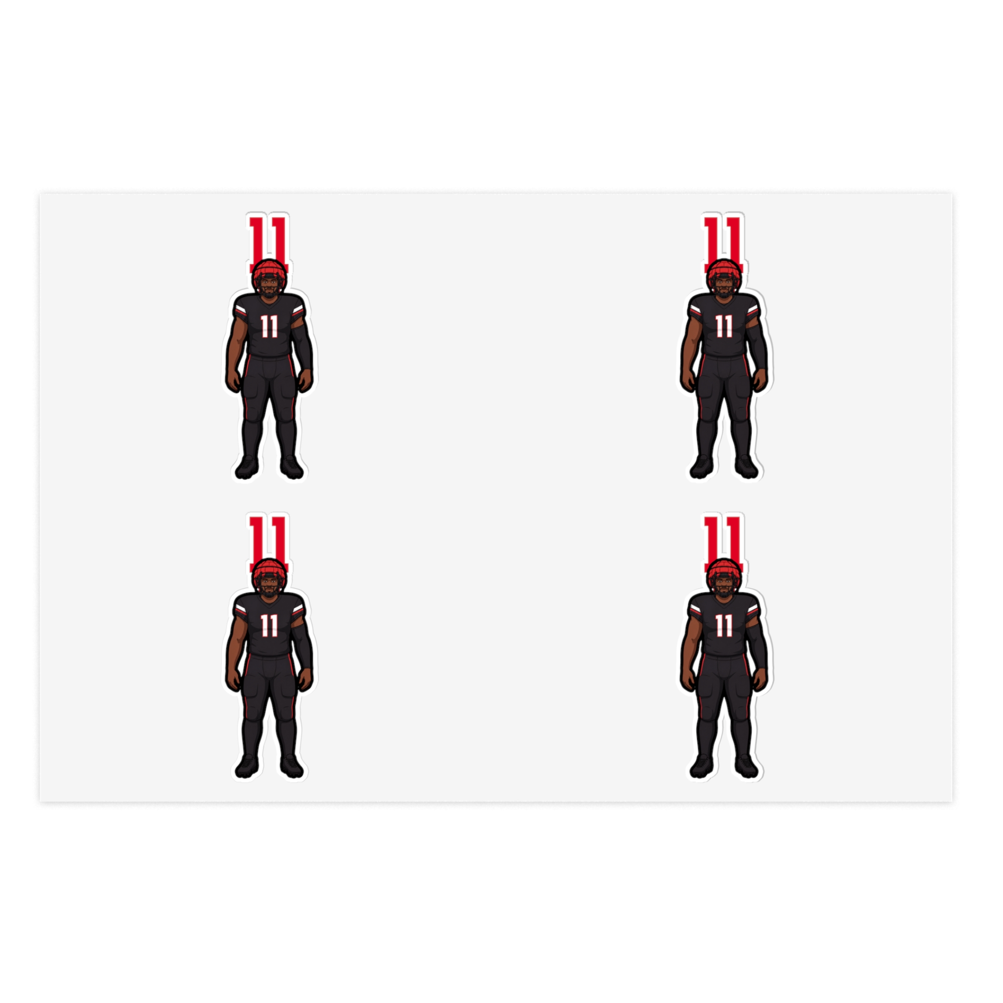 Sticker Sheet — character_number_top in Classic
