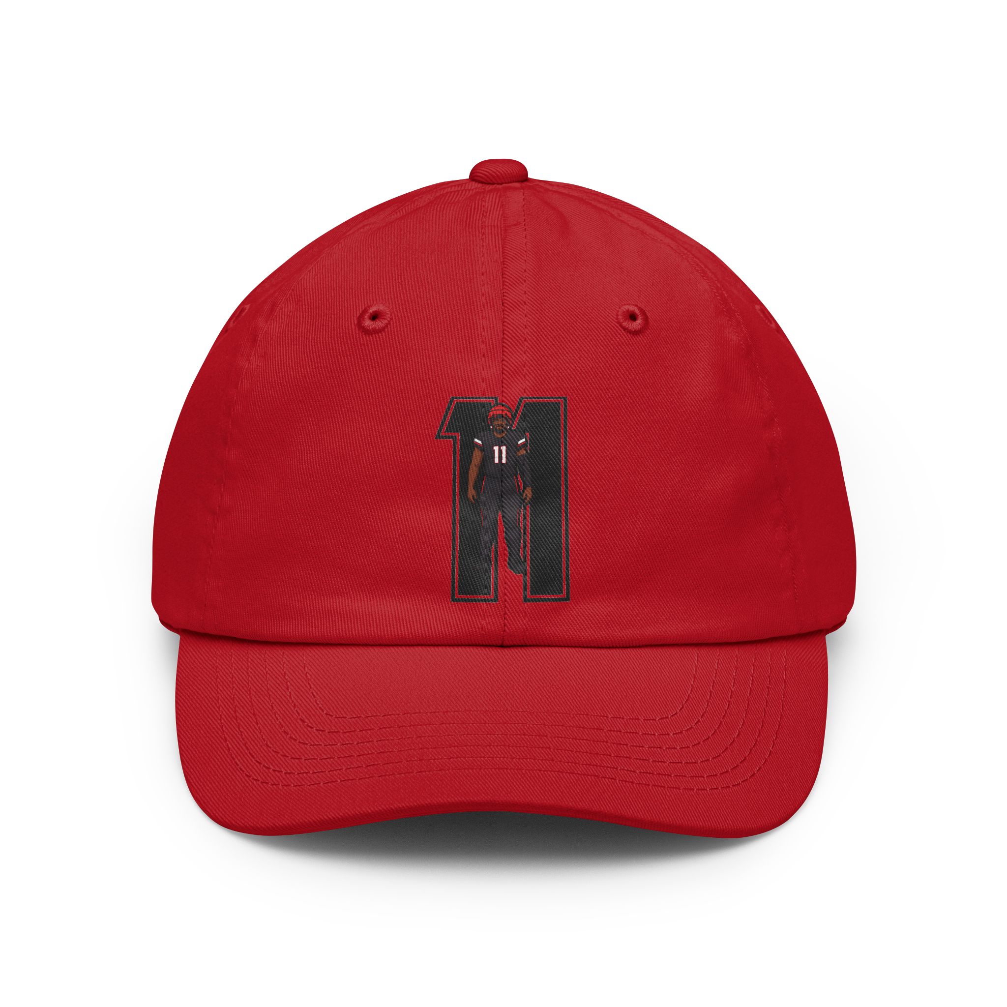 Classic Cap — character_number in Red