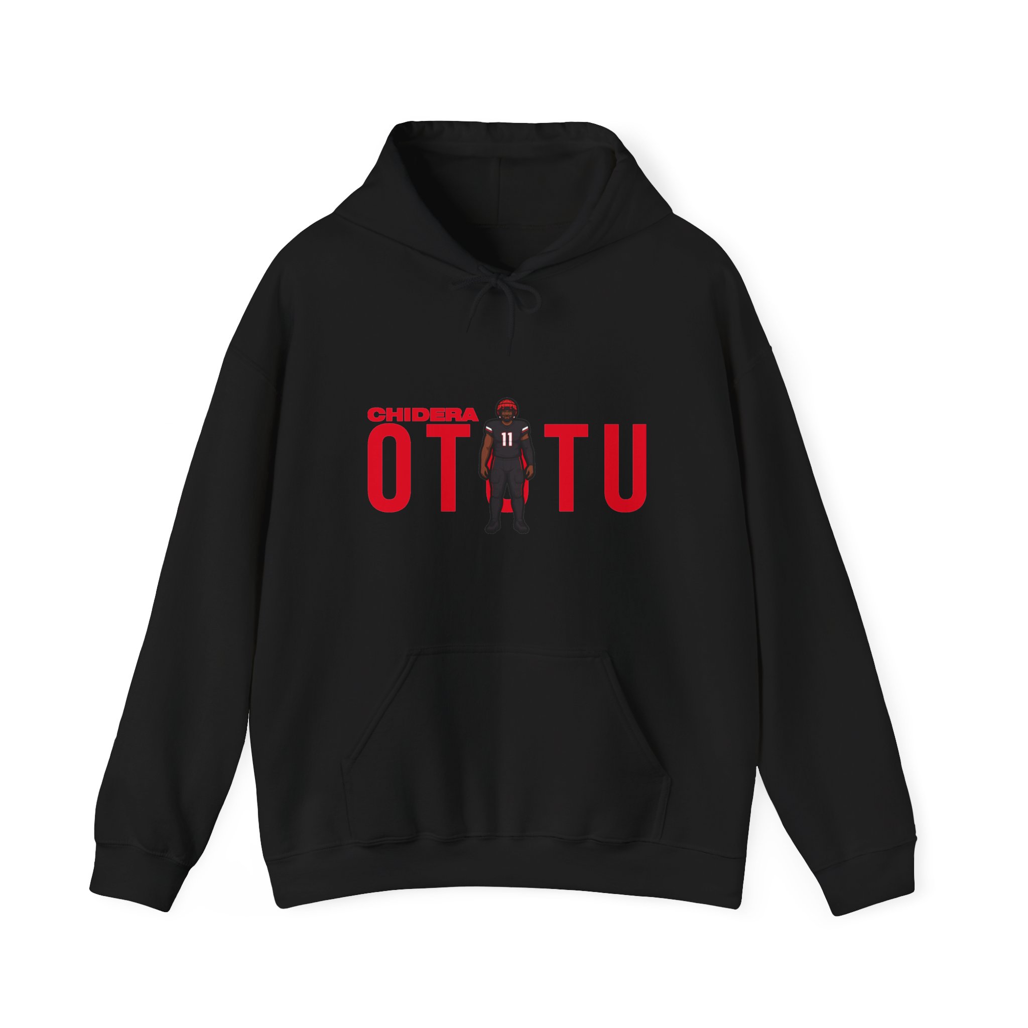 Hoodie — character_player_name in Black