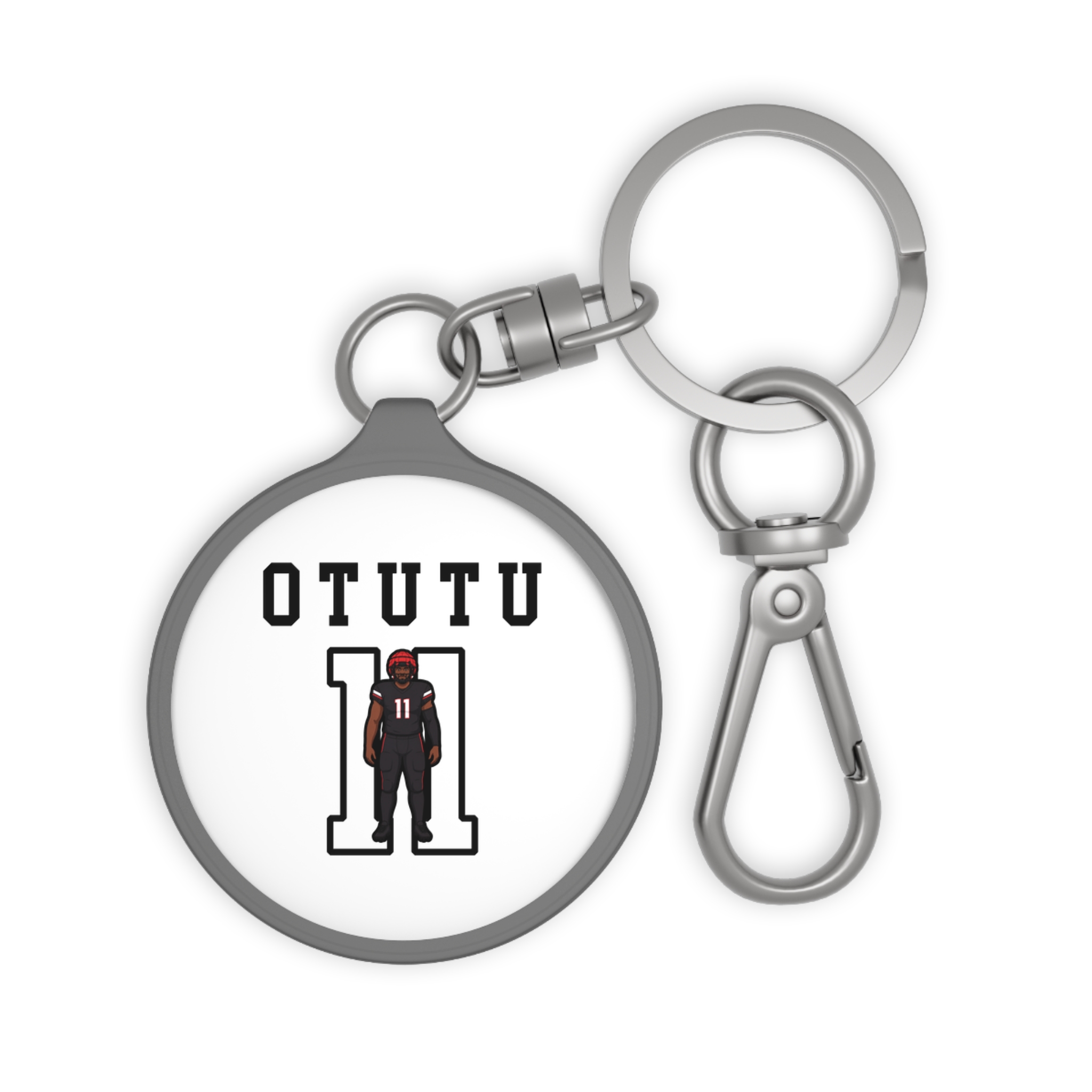 Keychain — character_shirsey in Grey