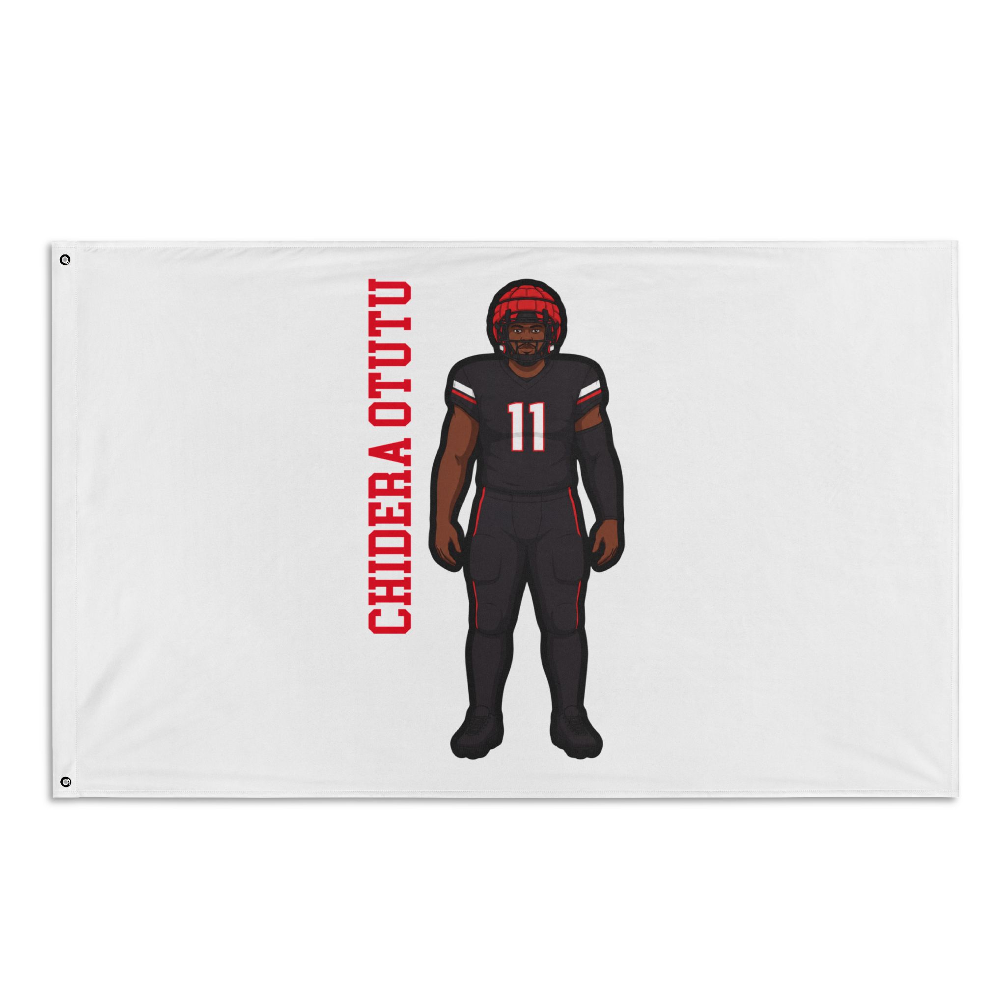 Flag (35 × 56 in) — character_name_vertical in Classic