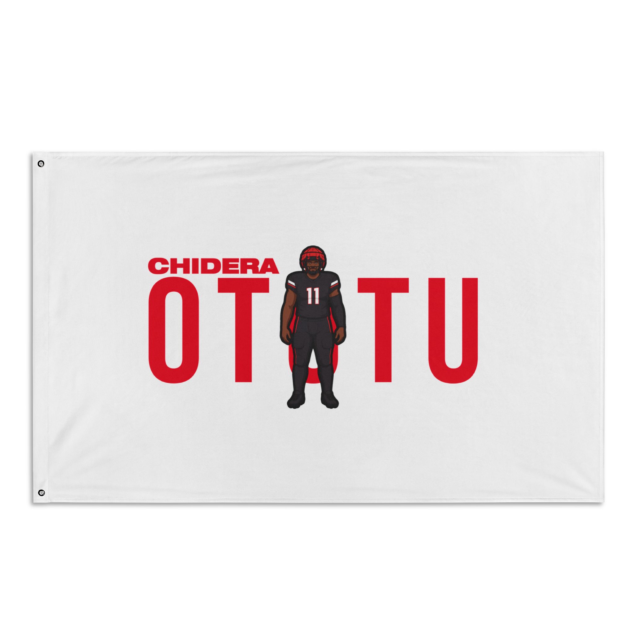 Flag (35 × 56 in) — character_player_name in Classic