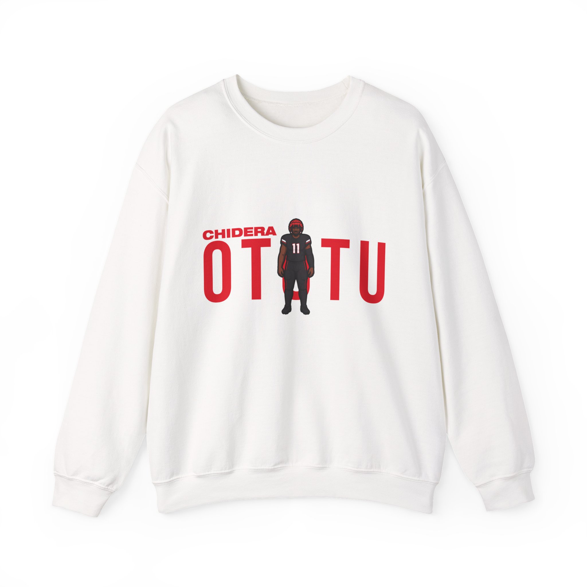 Crewneck Sweatshirt — character_player_name in White