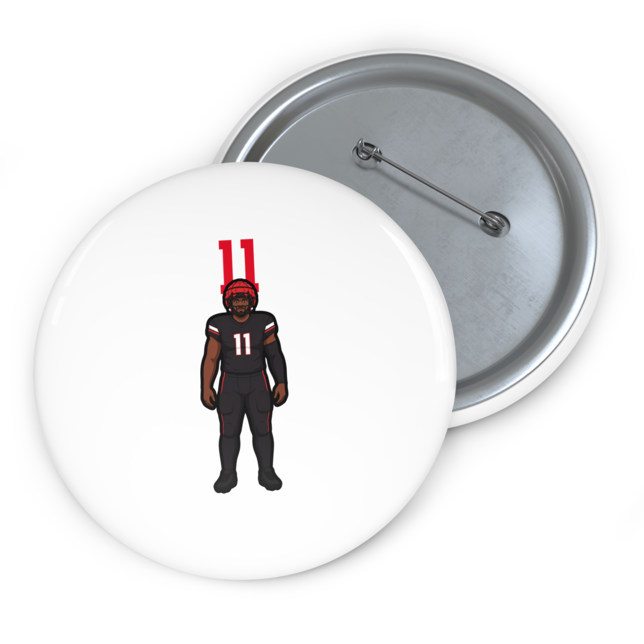Game Day Pin — character_number_top in Classic