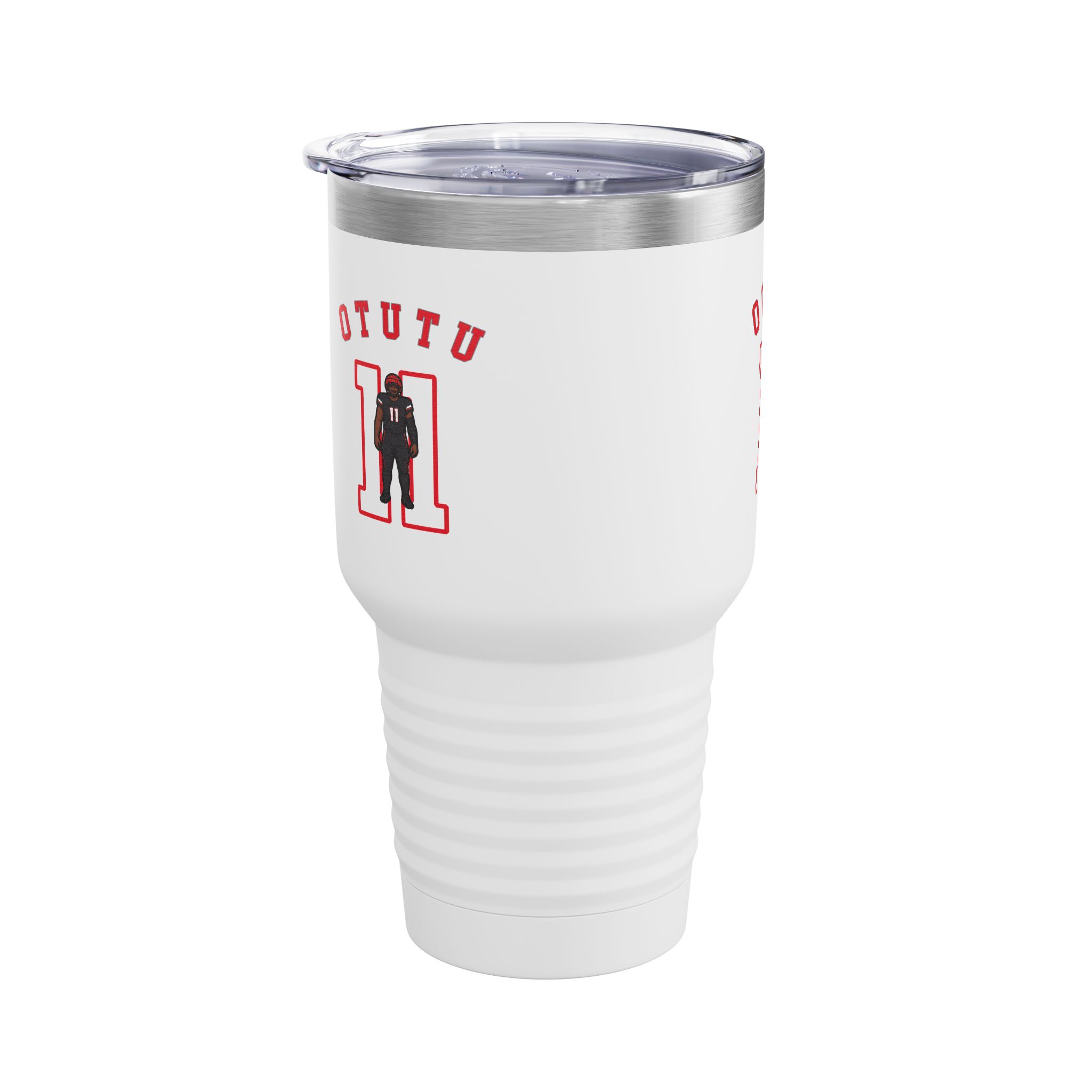 30oz Tumbler — character_shirsey_arch in White