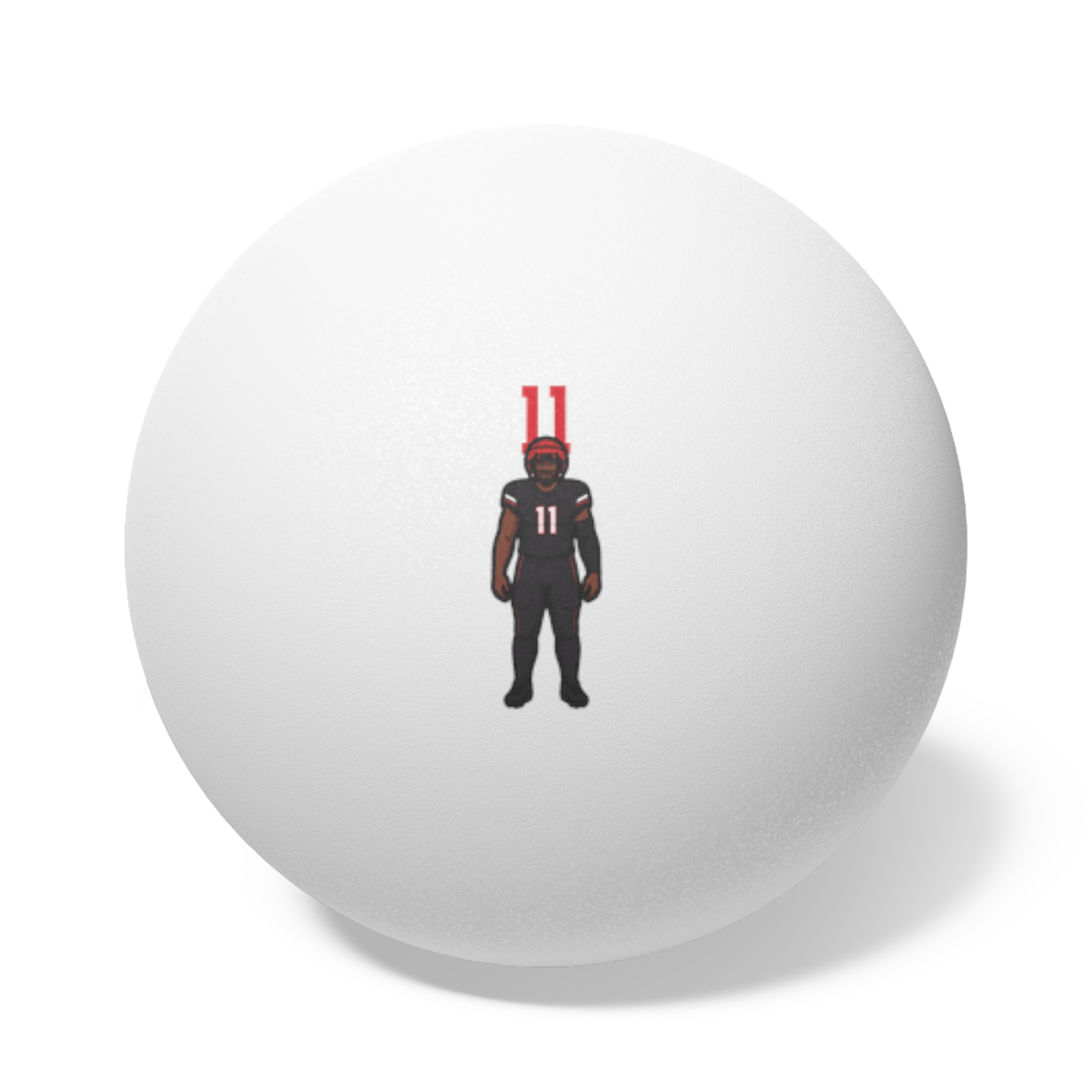 Ping Pong Balls, 6 pcs — character_number_top in White