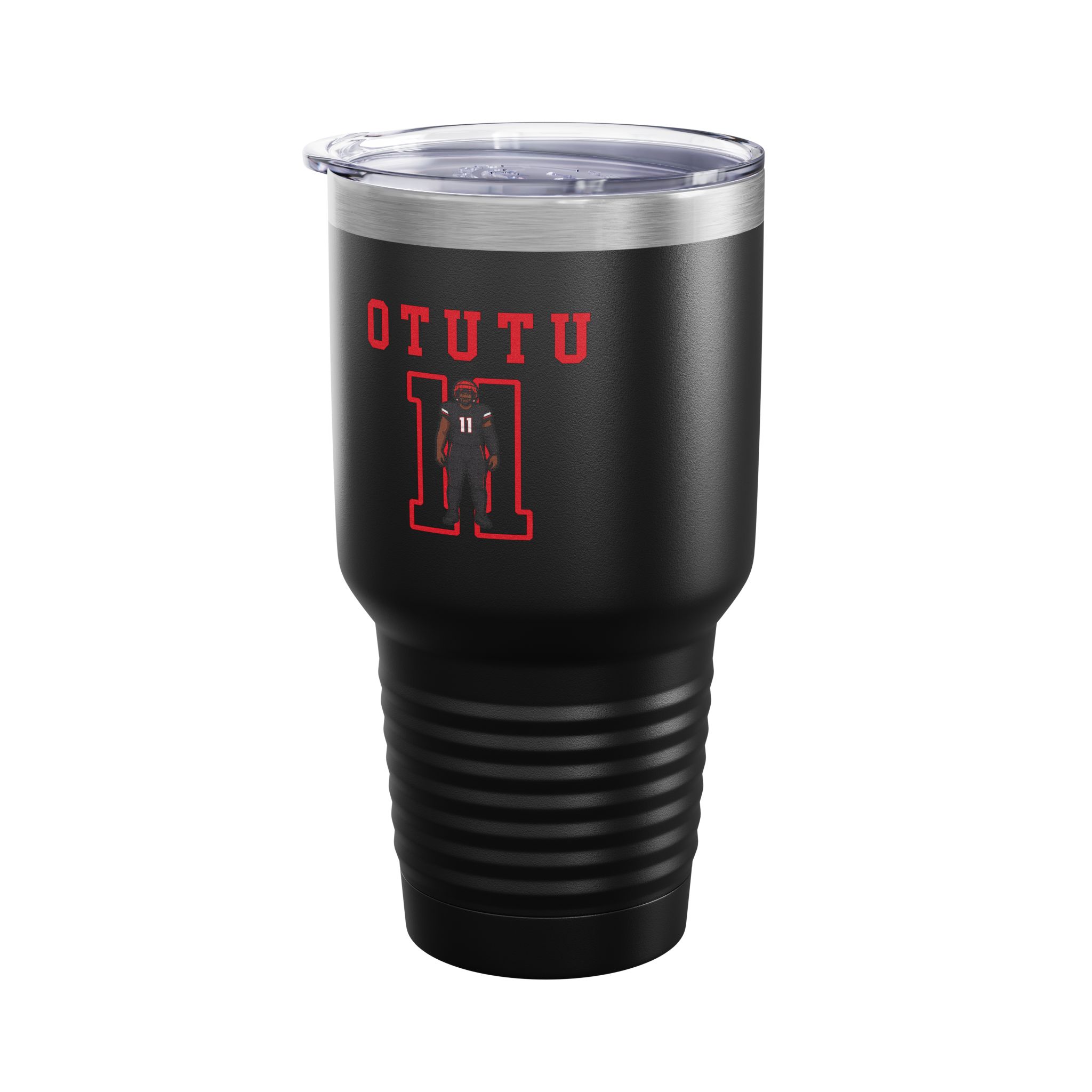 30oz Tumbler — character_shirsey in Black