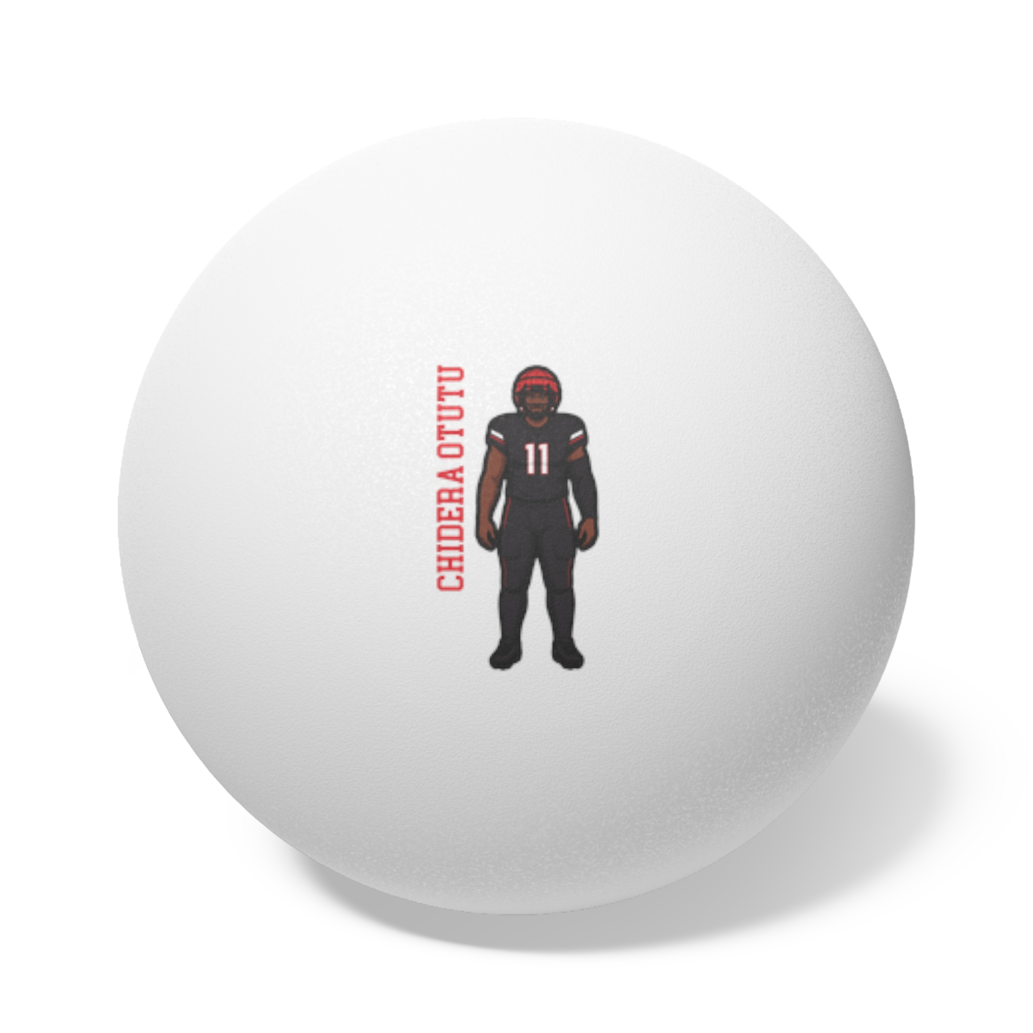 Ping Pong Balls, 6 pcs — character_name_vertical in White