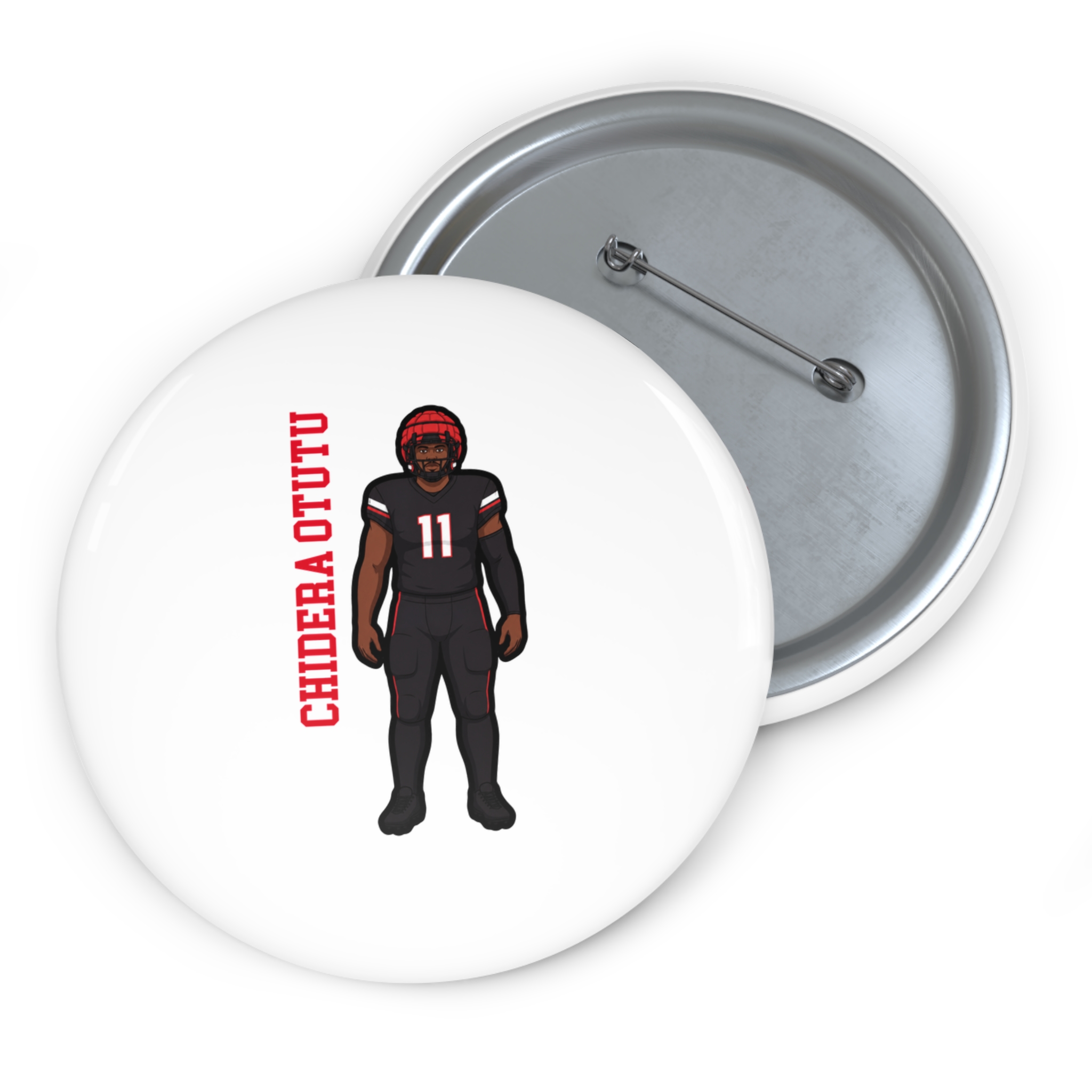 Game Day Pin — character_name_vertical in Classic