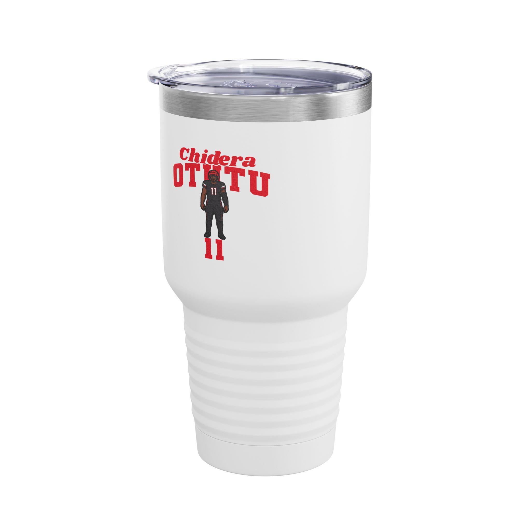 30oz Tumbler — character_signature_arch in White