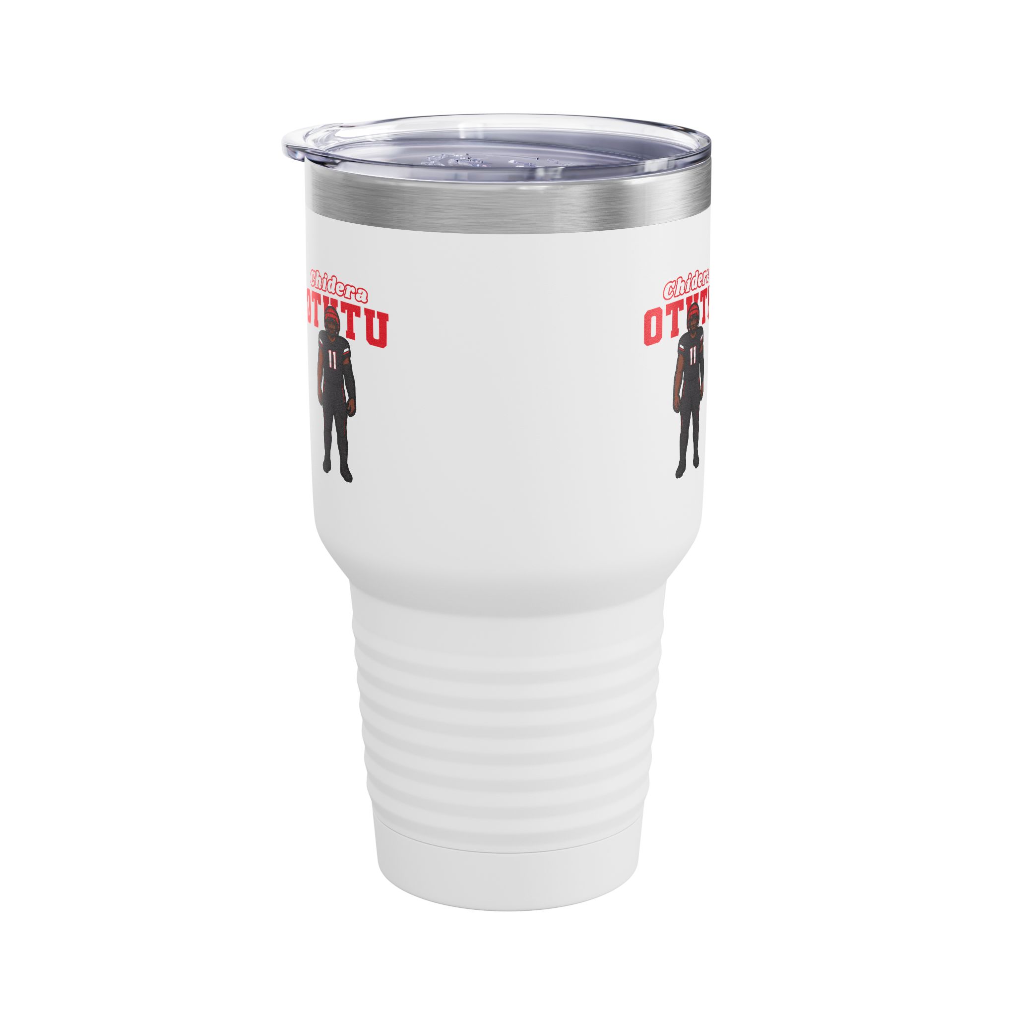 30oz Tumbler — character_name_arch in White