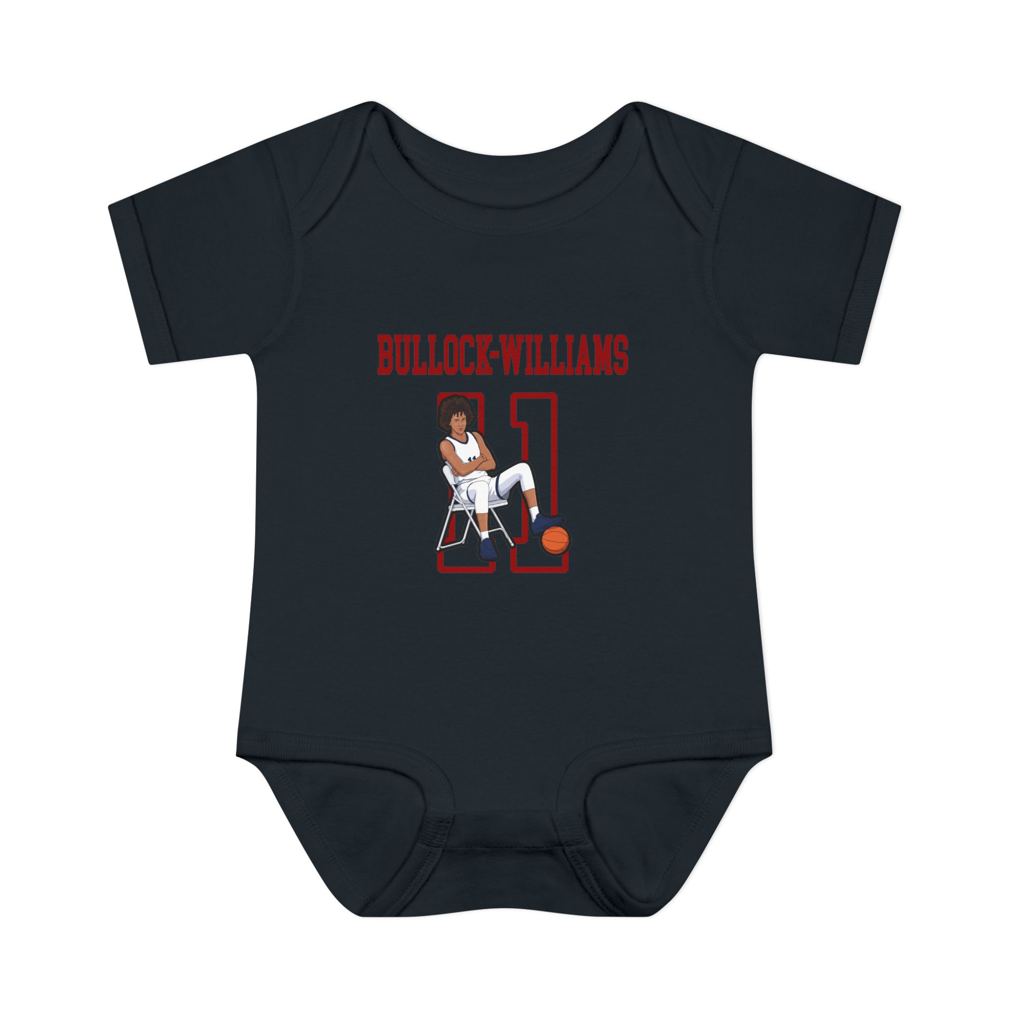 Baby Onesie — character_shirsey in Black
