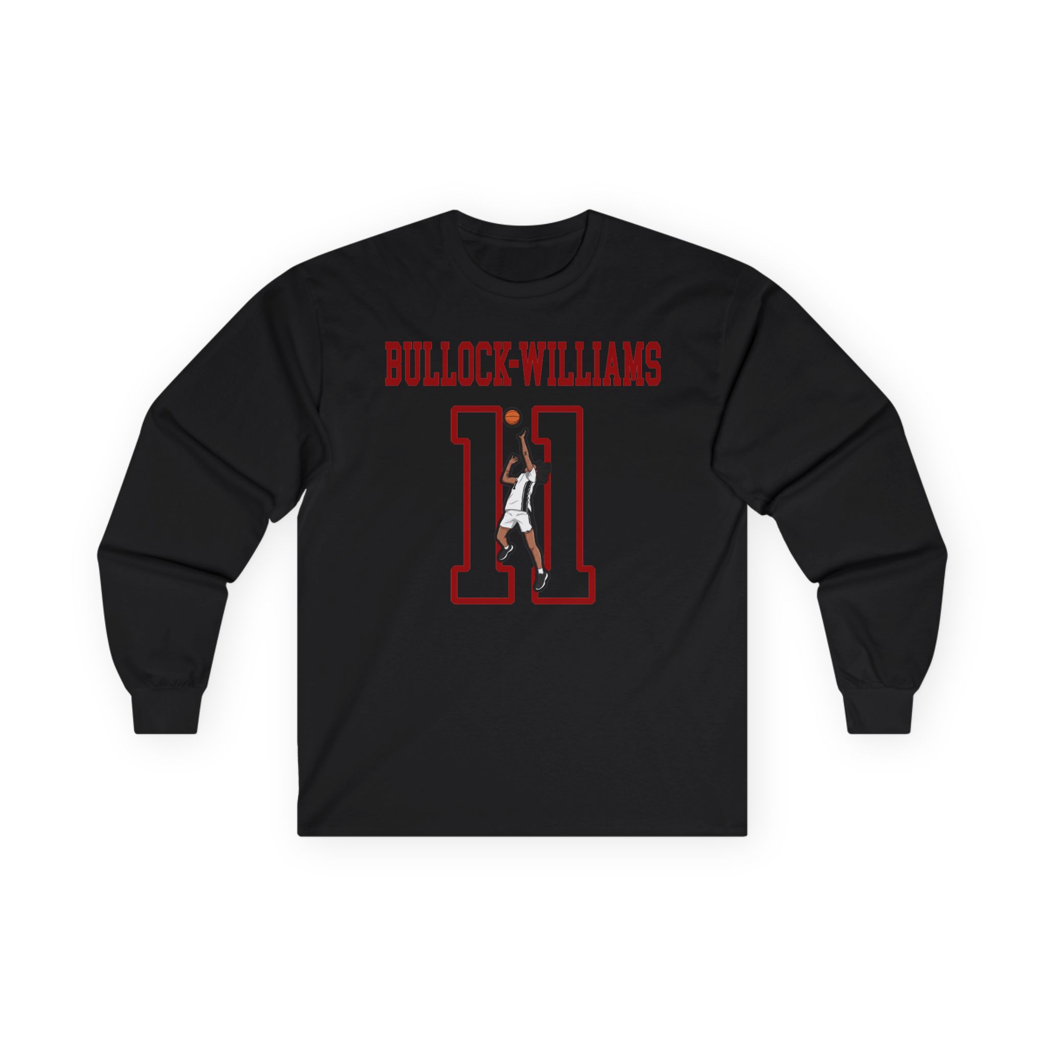 Long Sleeve Tee — character_shirsey in Black
