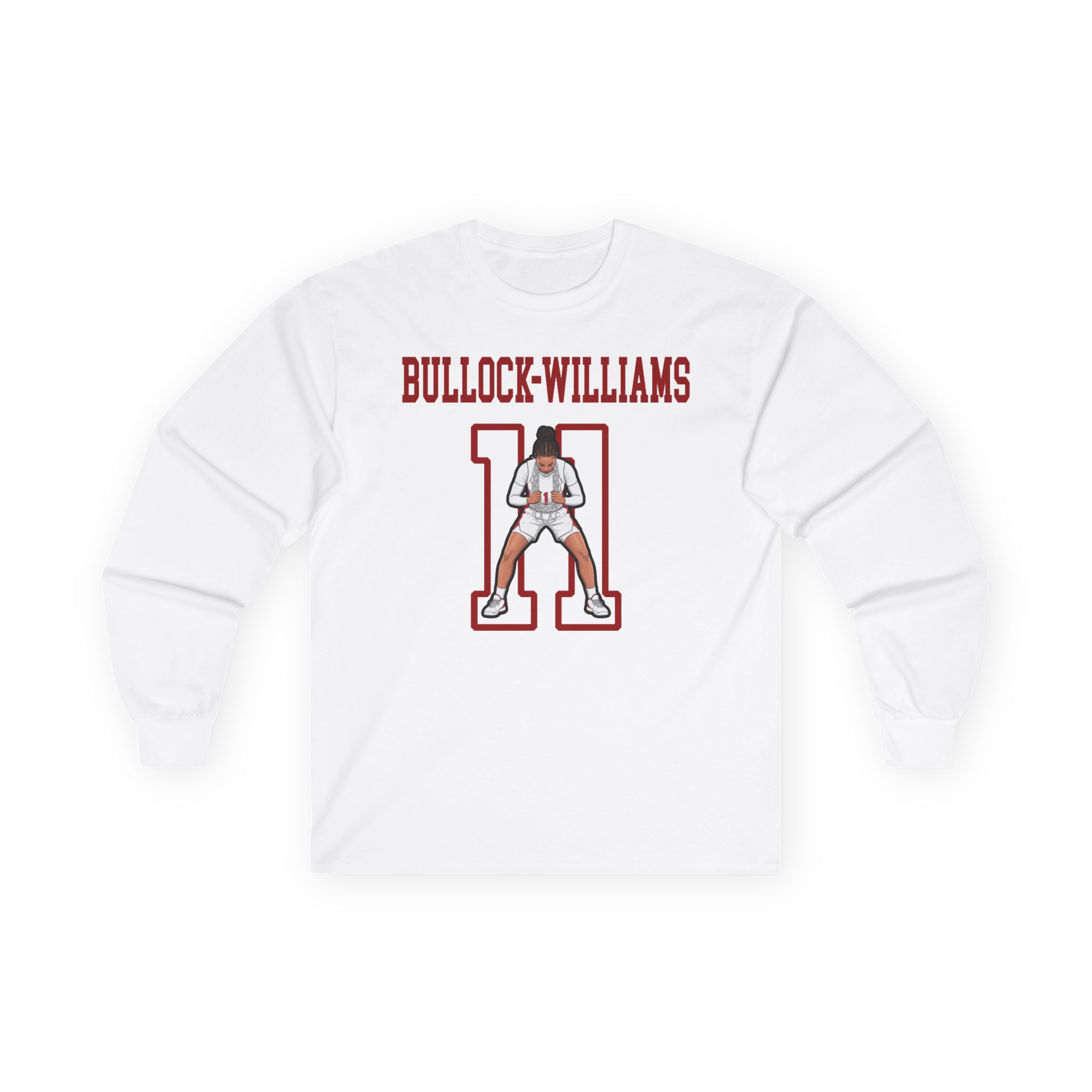 Long Sleeve Tee — character_shirsey in White
