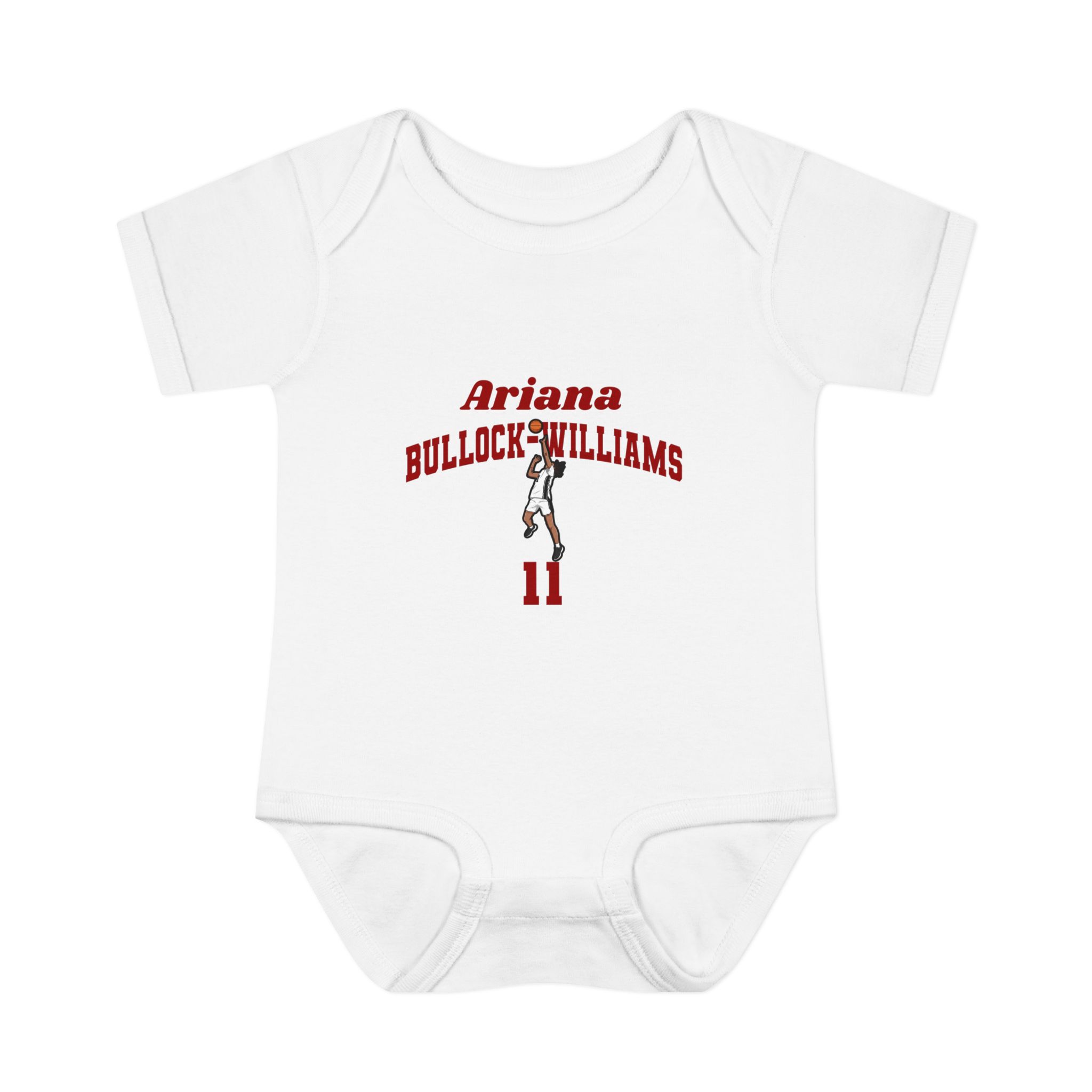 Baby Onesie — character_signature_arch in White