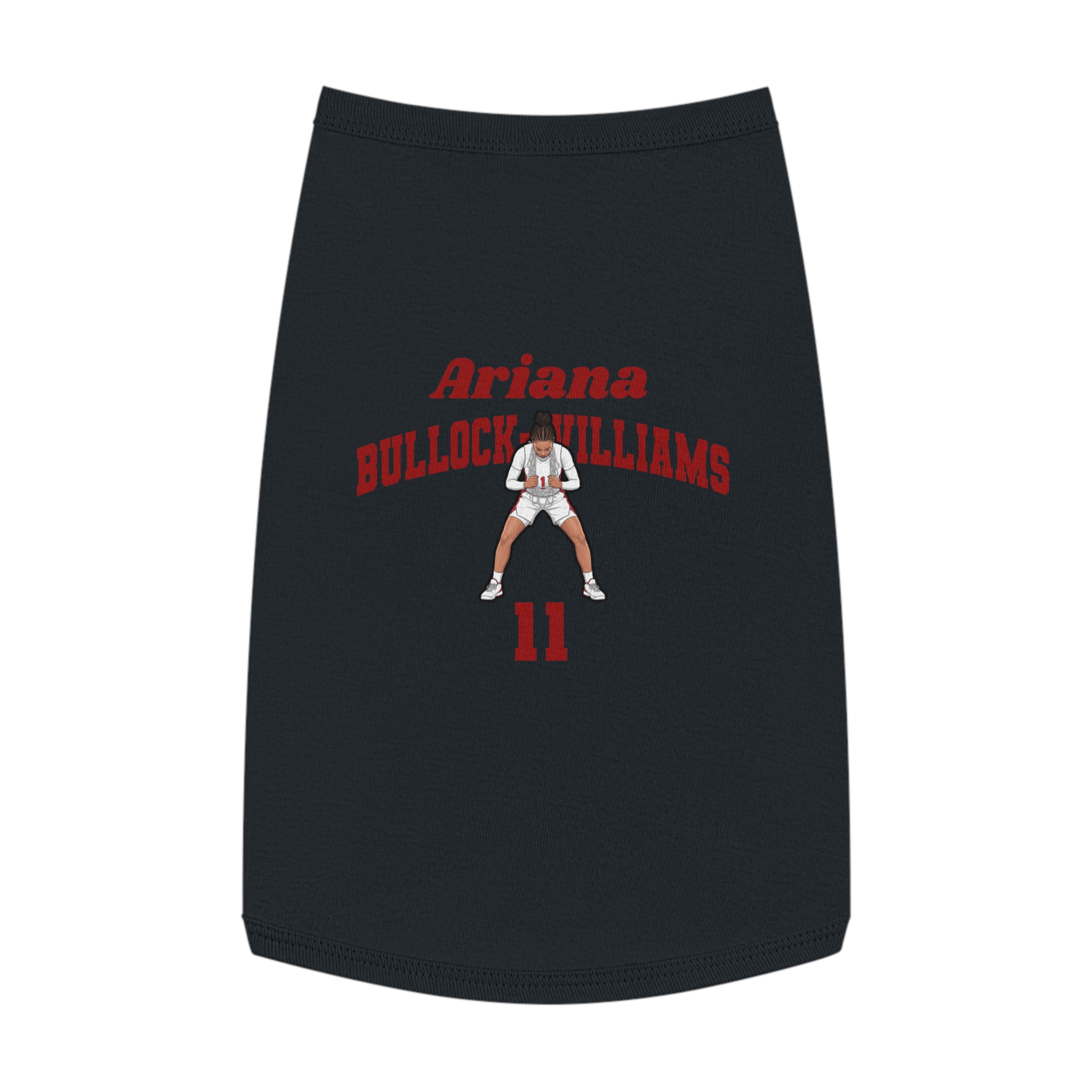 Pet Tank Top — character_signature_arch in Black