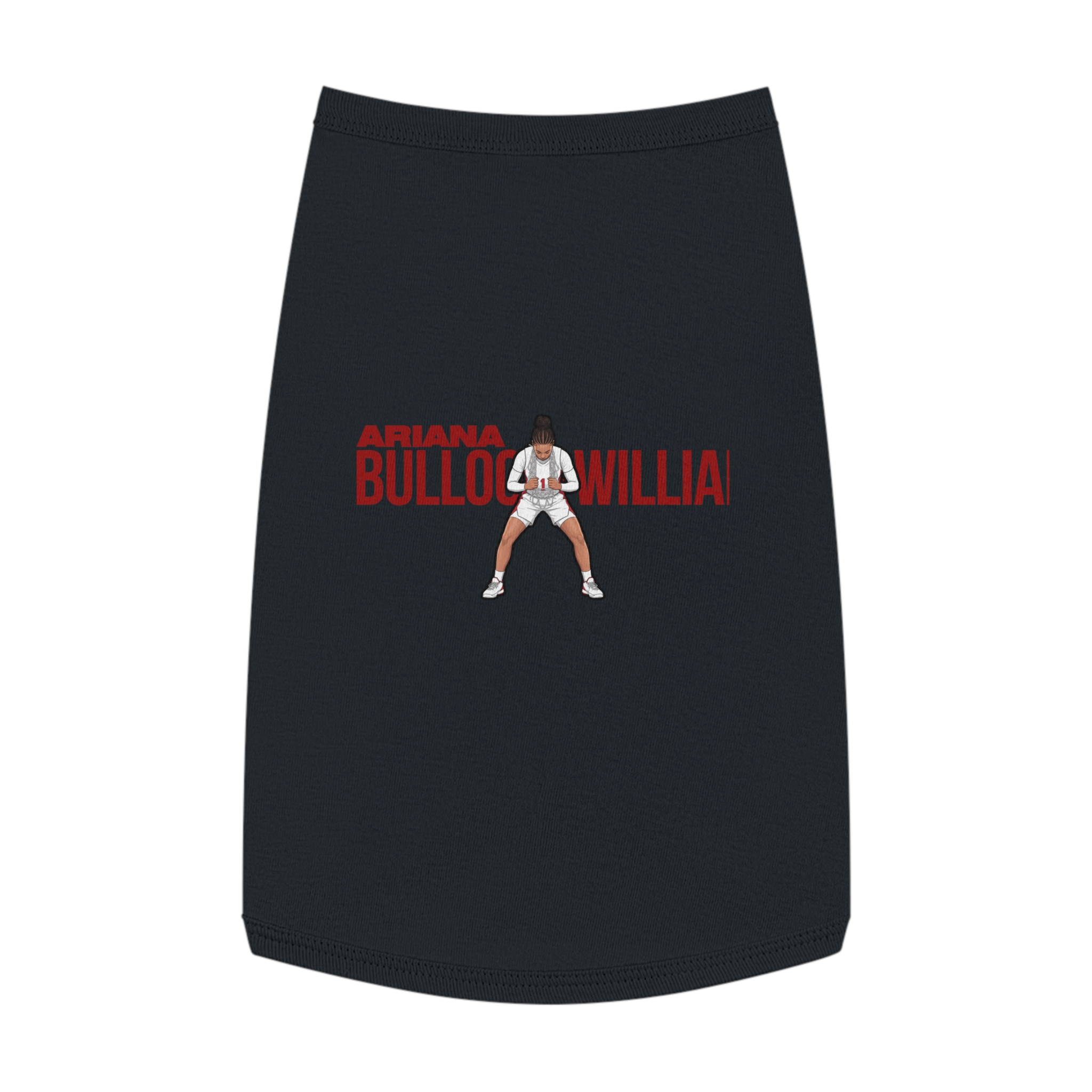 Pet Tank Top — character_player_name in White