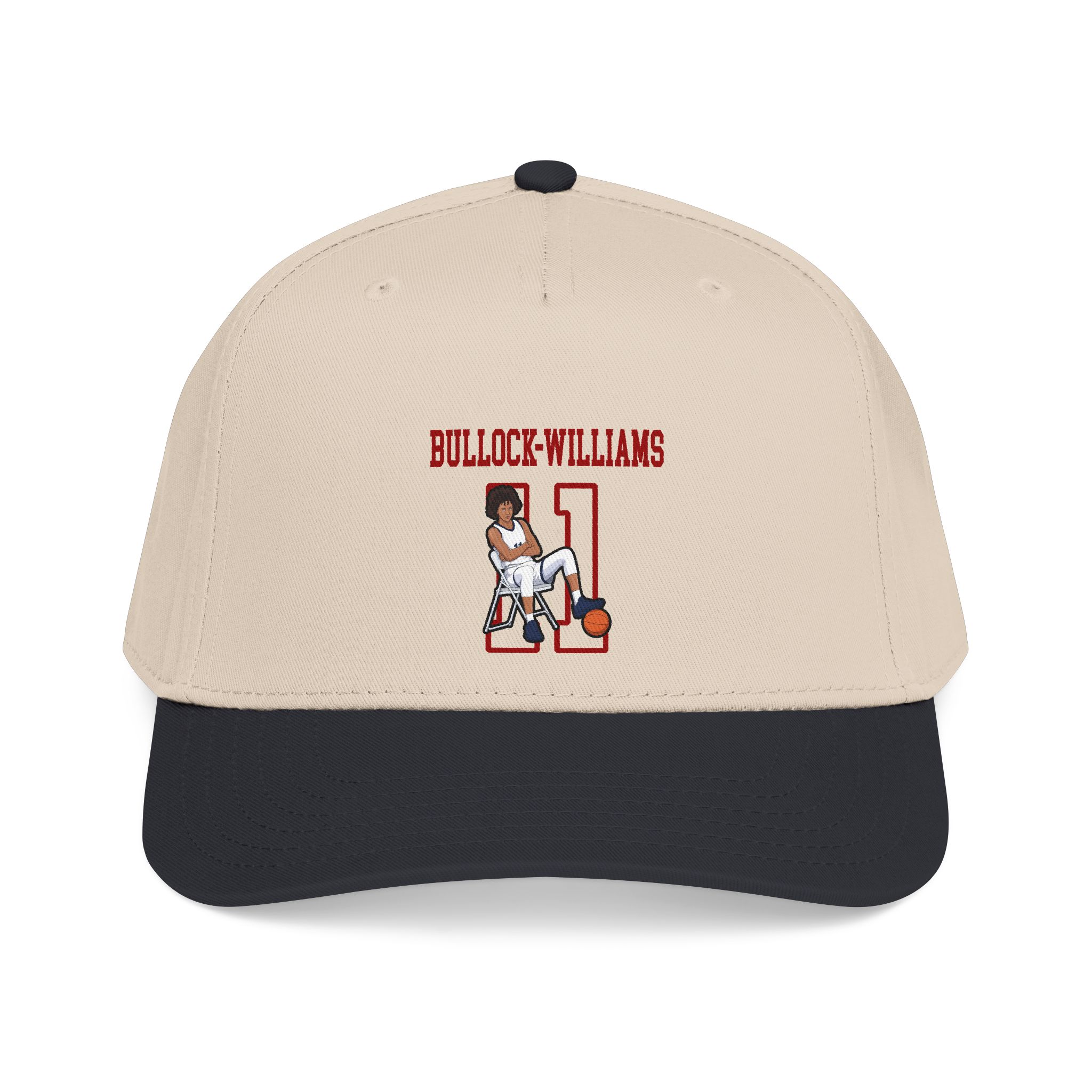 Baseball Cap — character_shirsey in Black / Natural