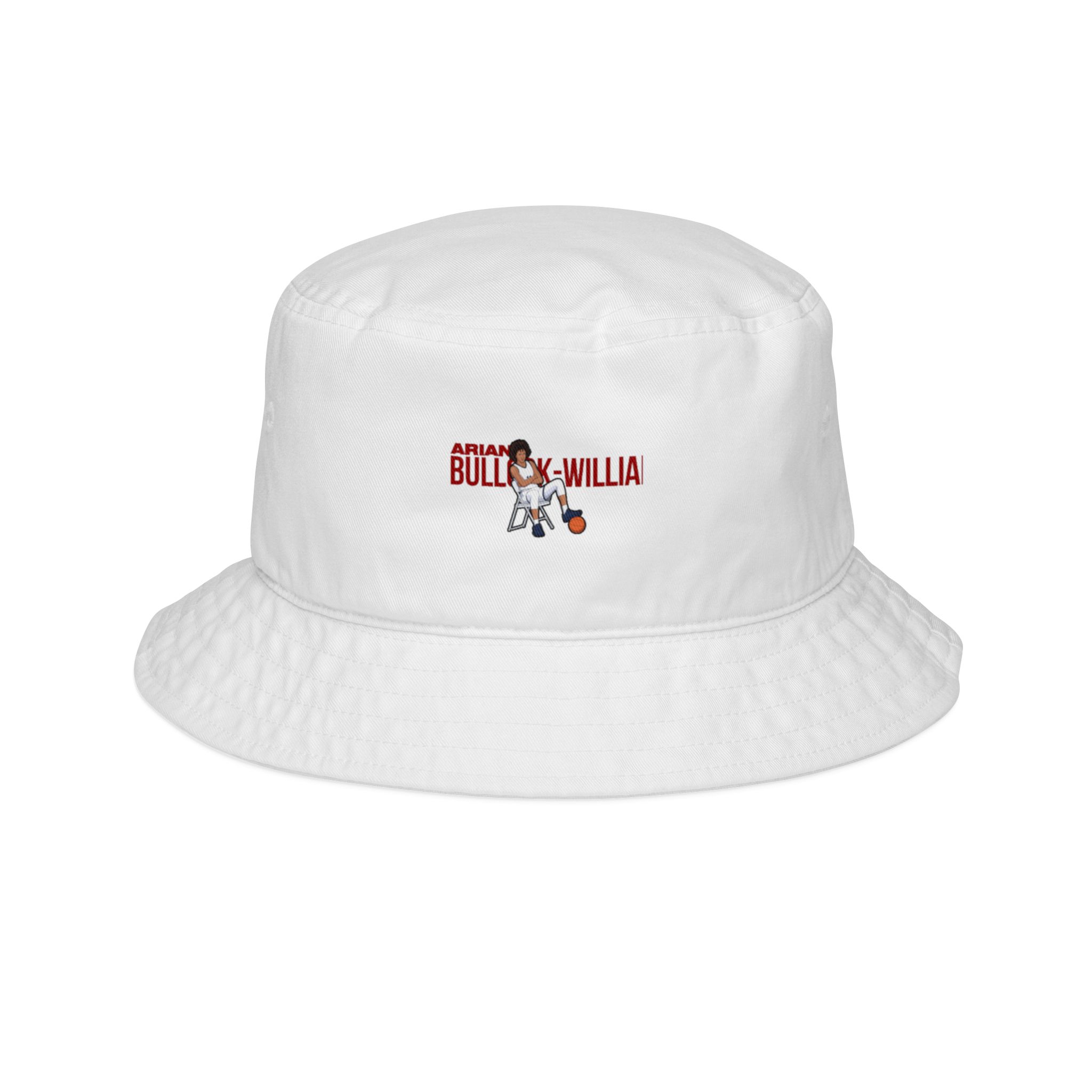 Bucket Hat — character_player_name in White