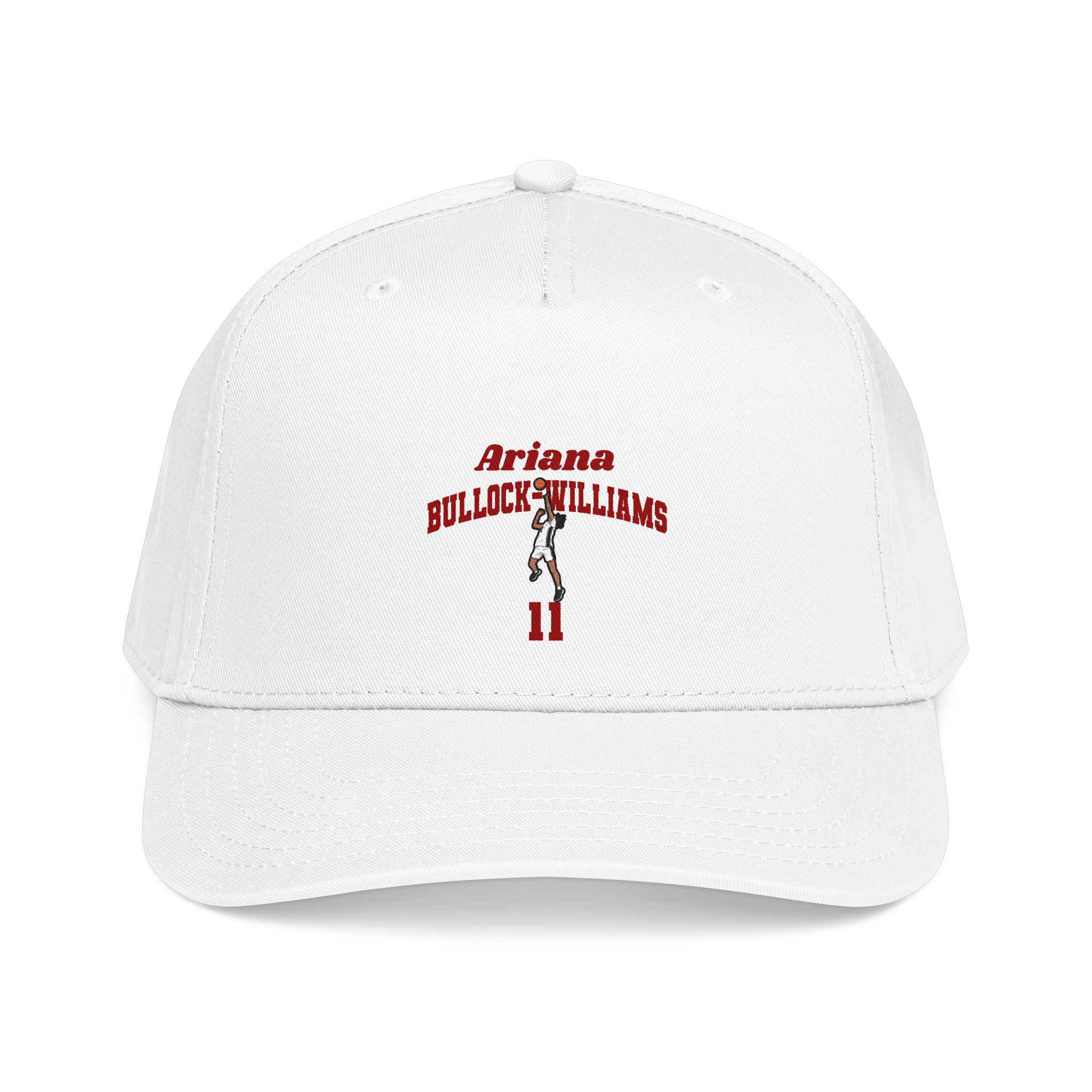 Baseball Cap — character_signature_arch in White