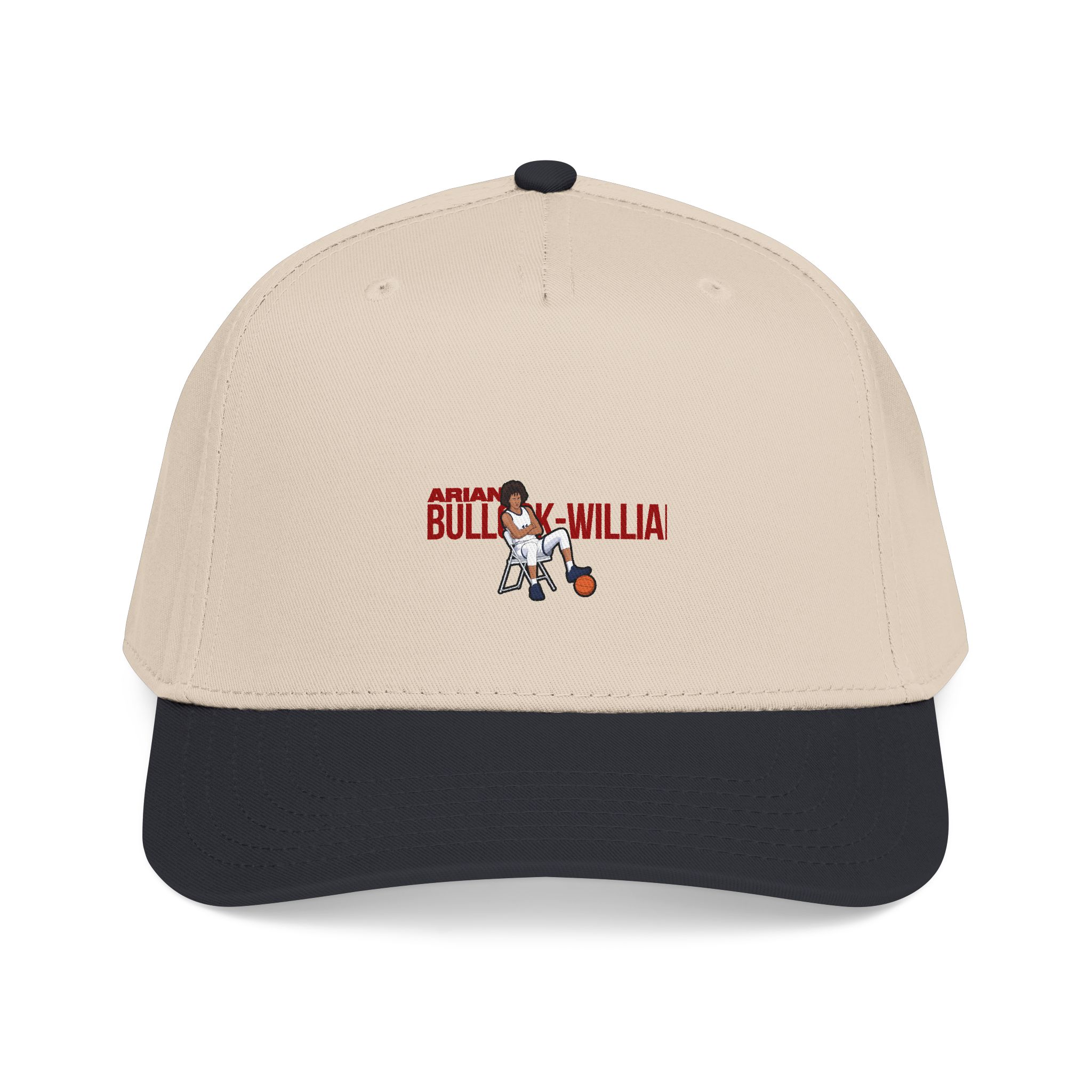 Baseball Cap — character_player_name in Black / Natural
