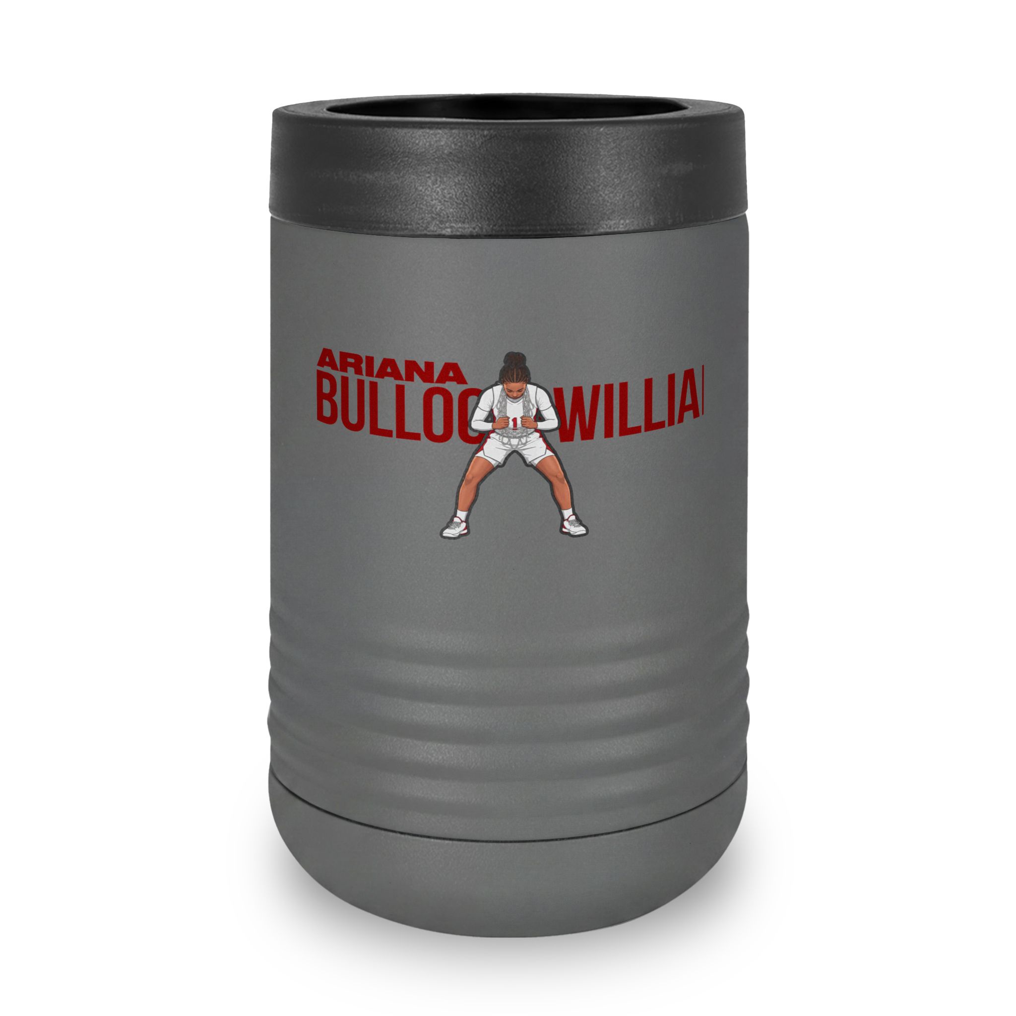 Stainless Can Cooler — character_player_name in Grey