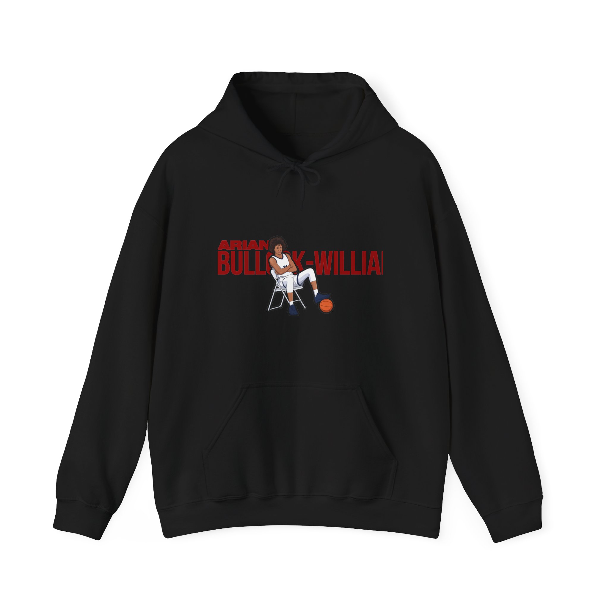 Hoodie — character_player_name in Black