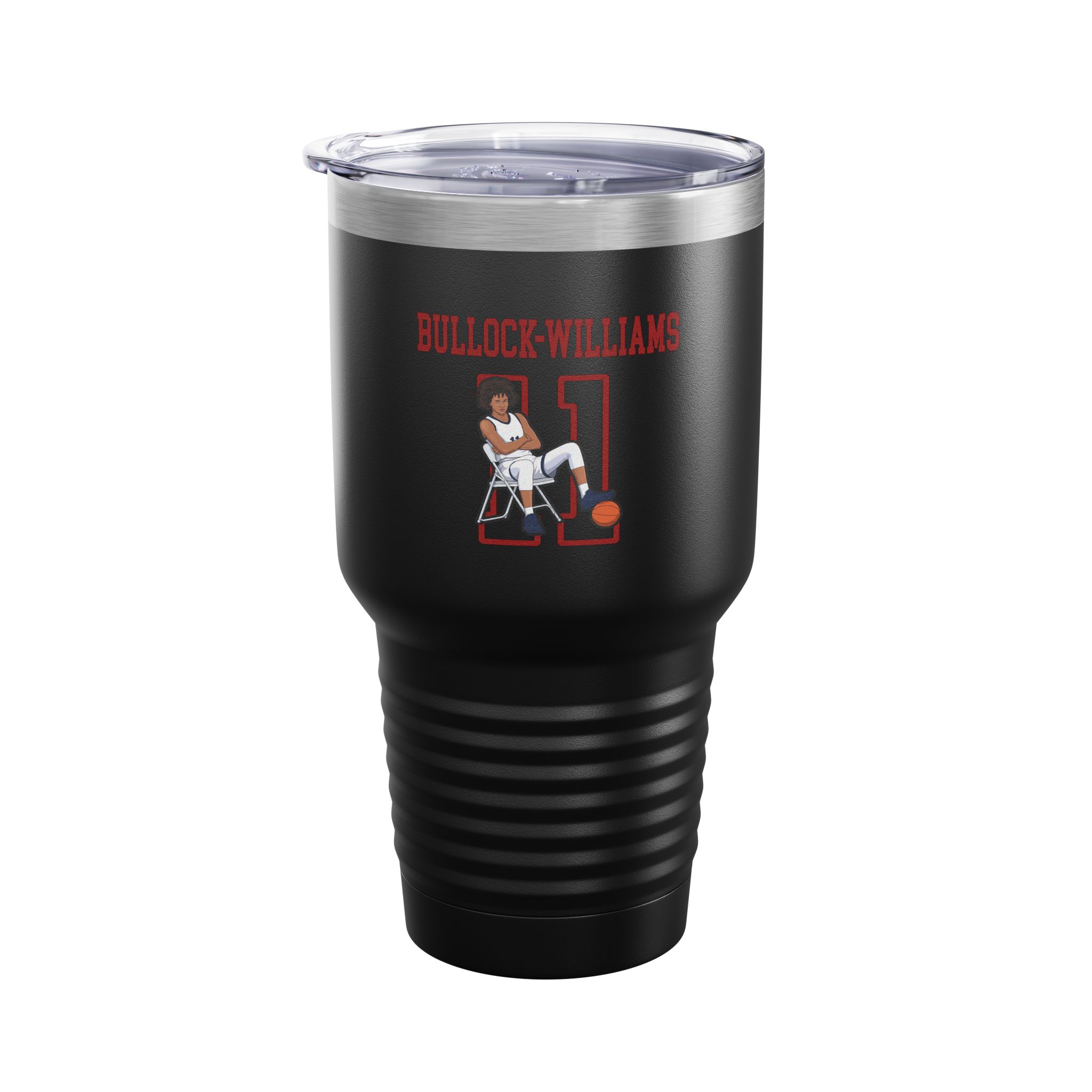 30oz Tumbler — character_shirsey in Black