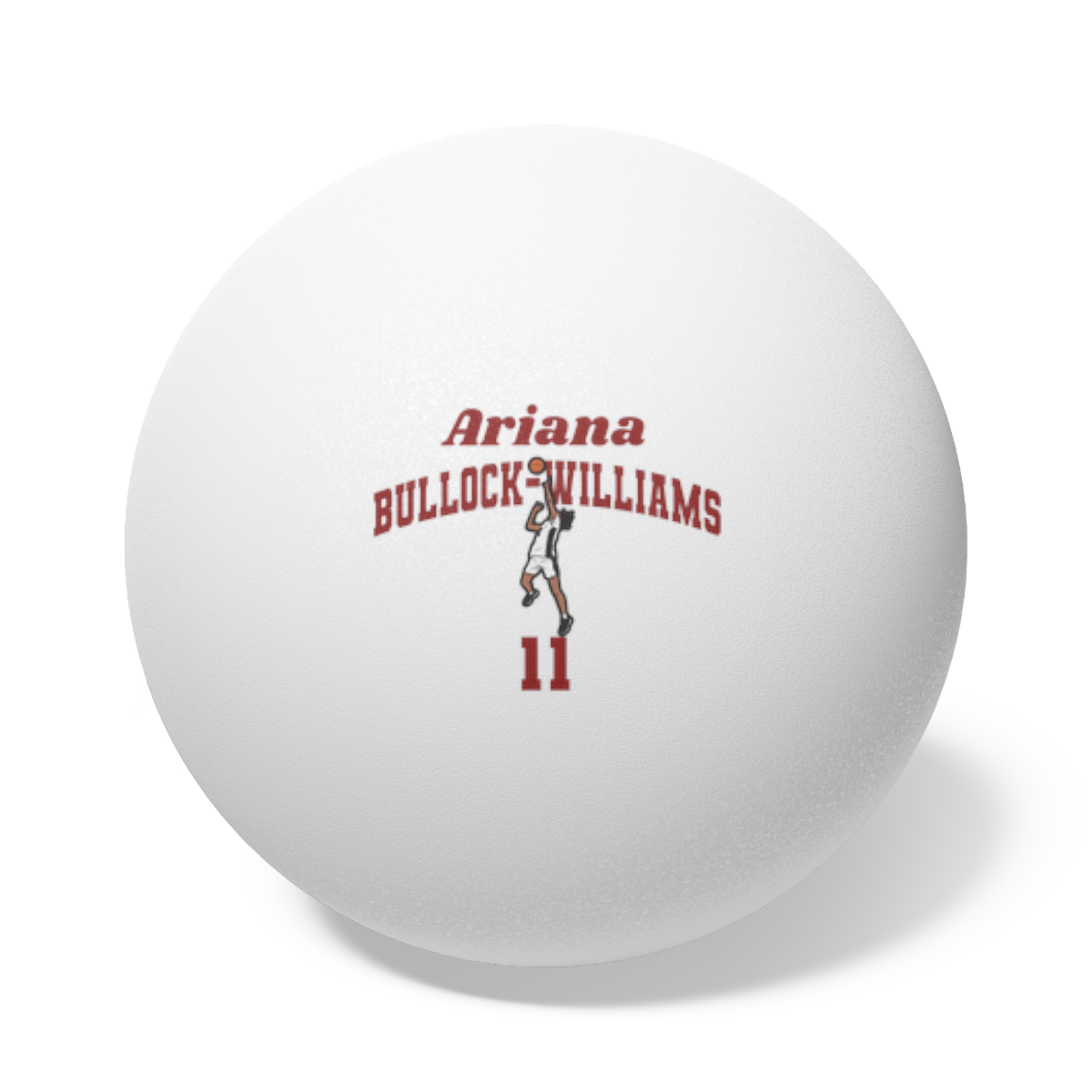 Ping Pong Balls, 6 pcs — character_signature_arch in White