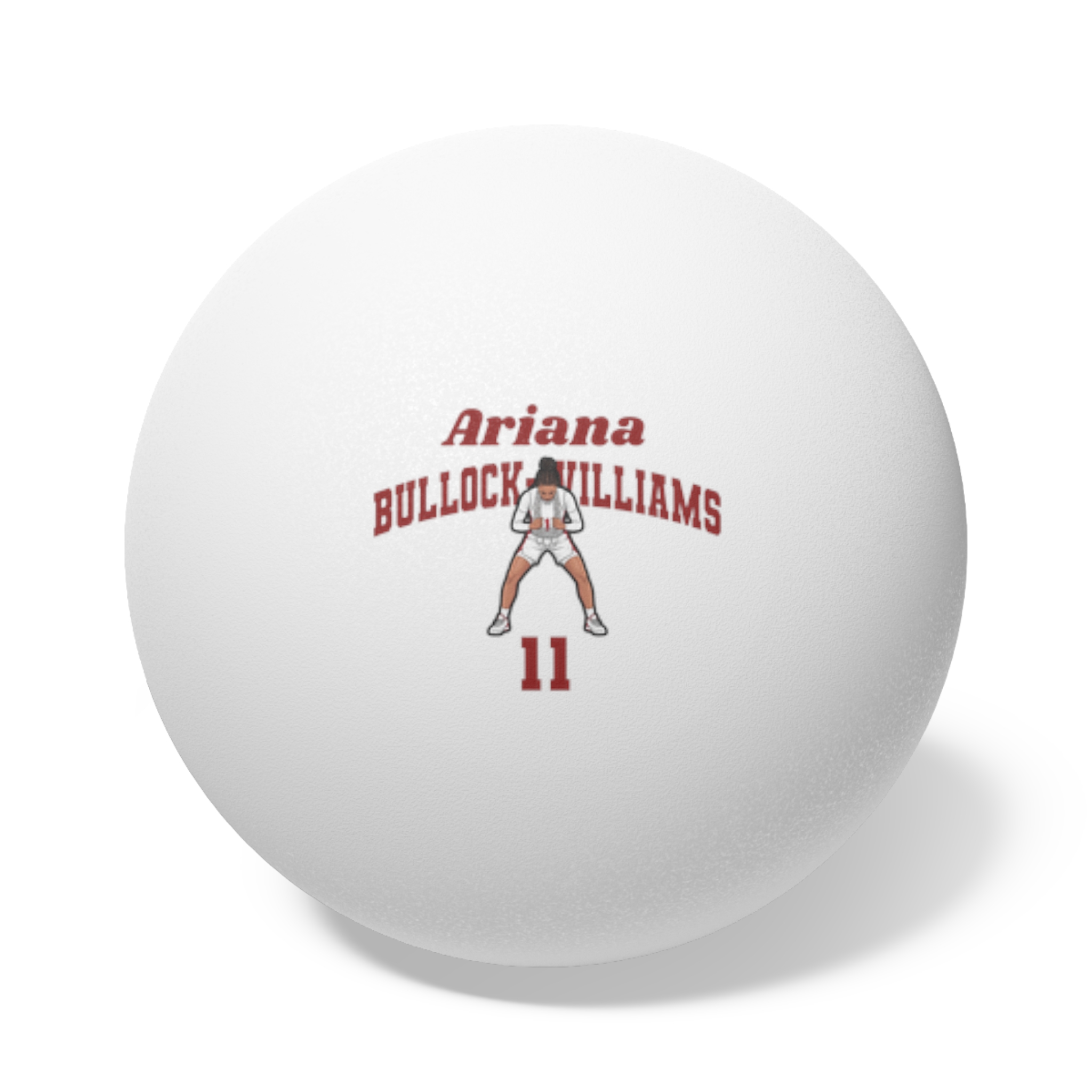 Ping Pong Balls, 6 pcs — character_signature_arch in White