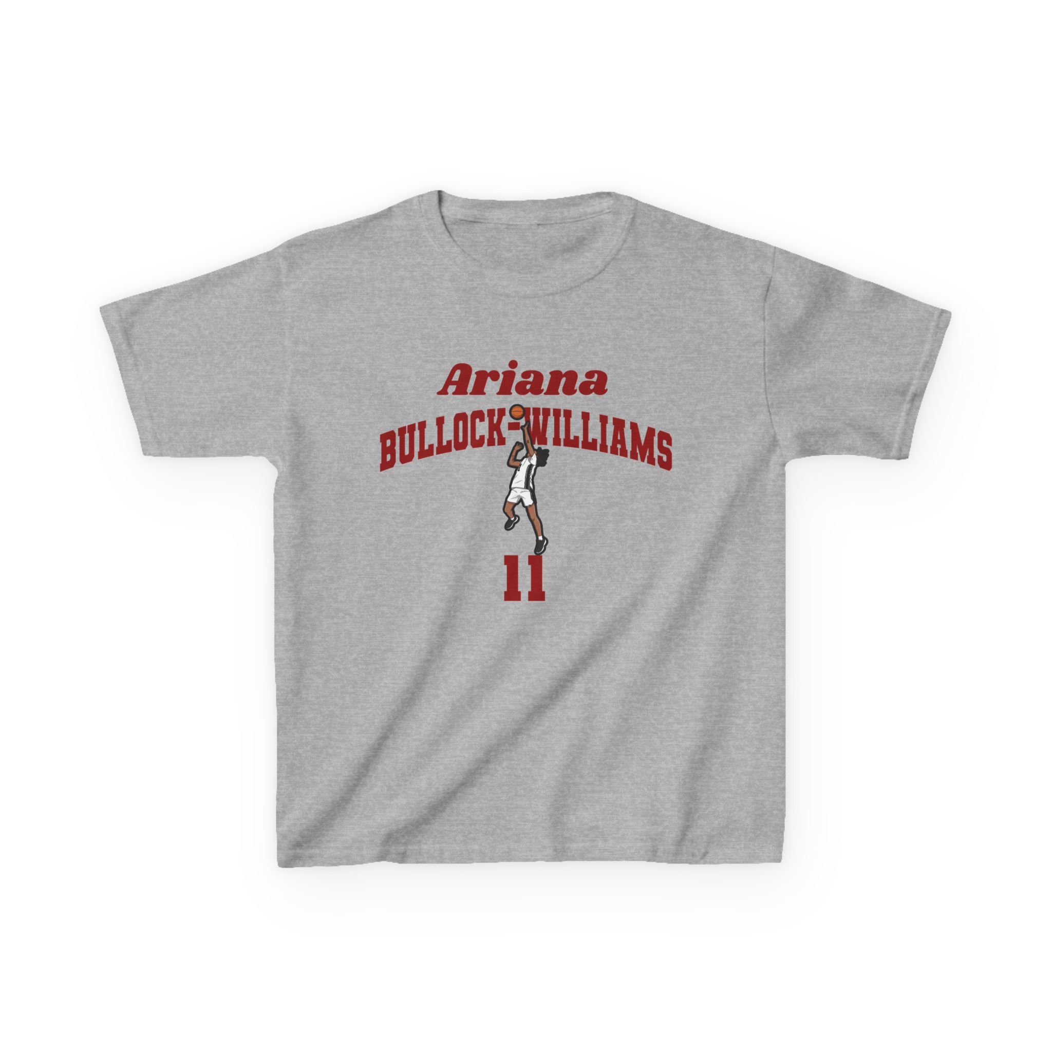 Youth Tee — character_signature_arch in Grey