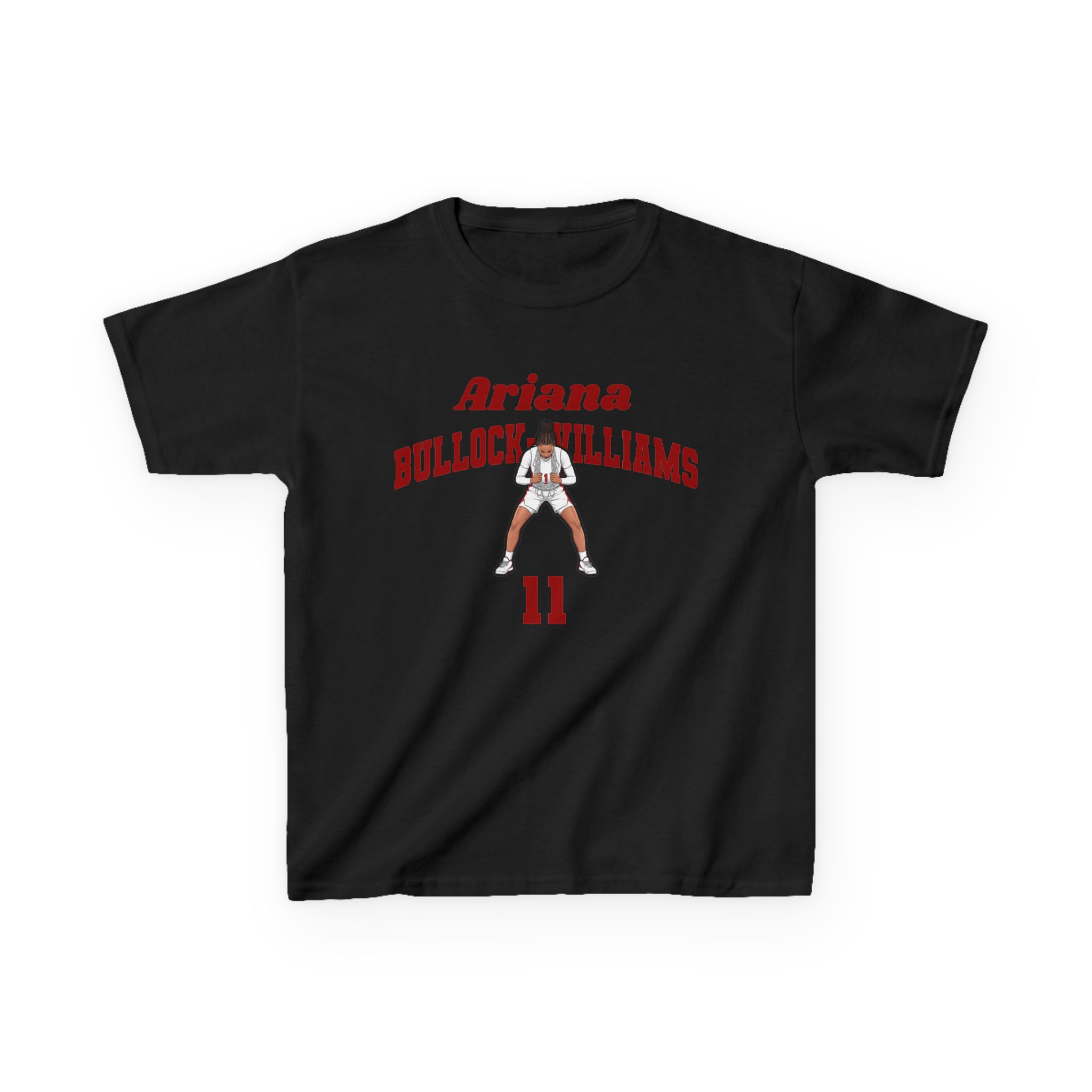 Youth Tee — character_signature_arch in Black