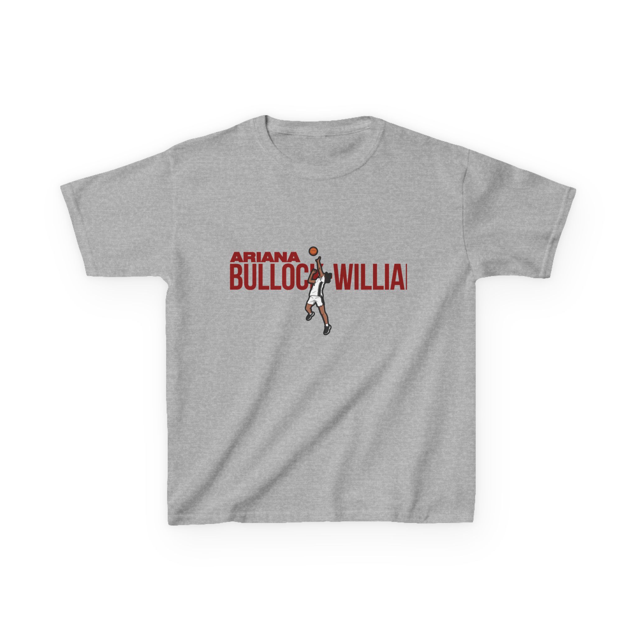 Youth Tee — character_player_name in Grey