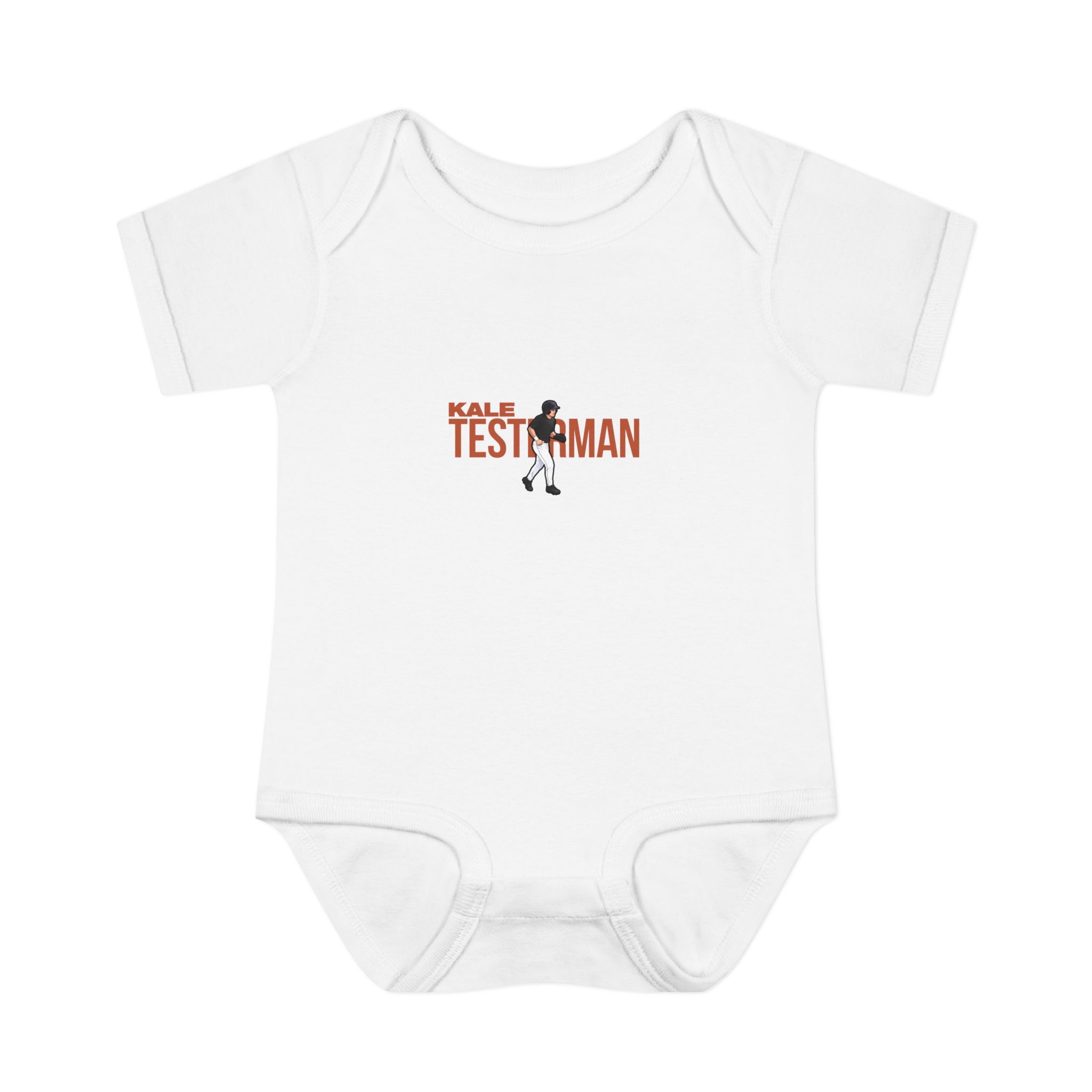 Baby Onesie — character_player_name in White