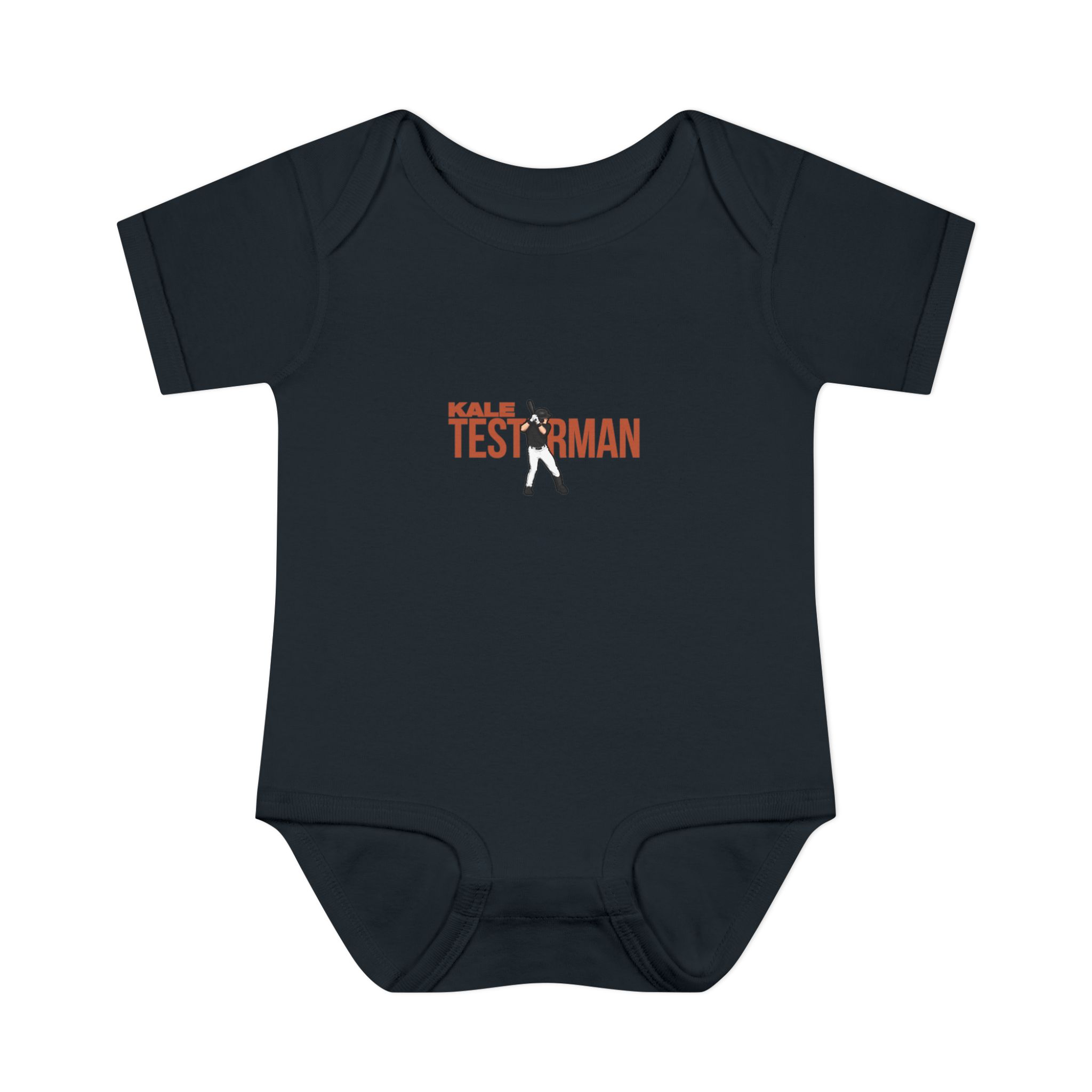 Baby Onesie — character_player_name in Black