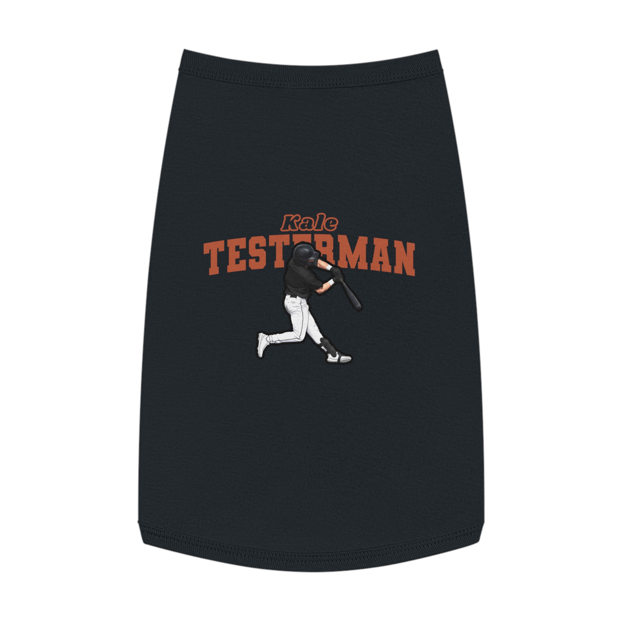 Pet Tank Top — character_name_arch in Black