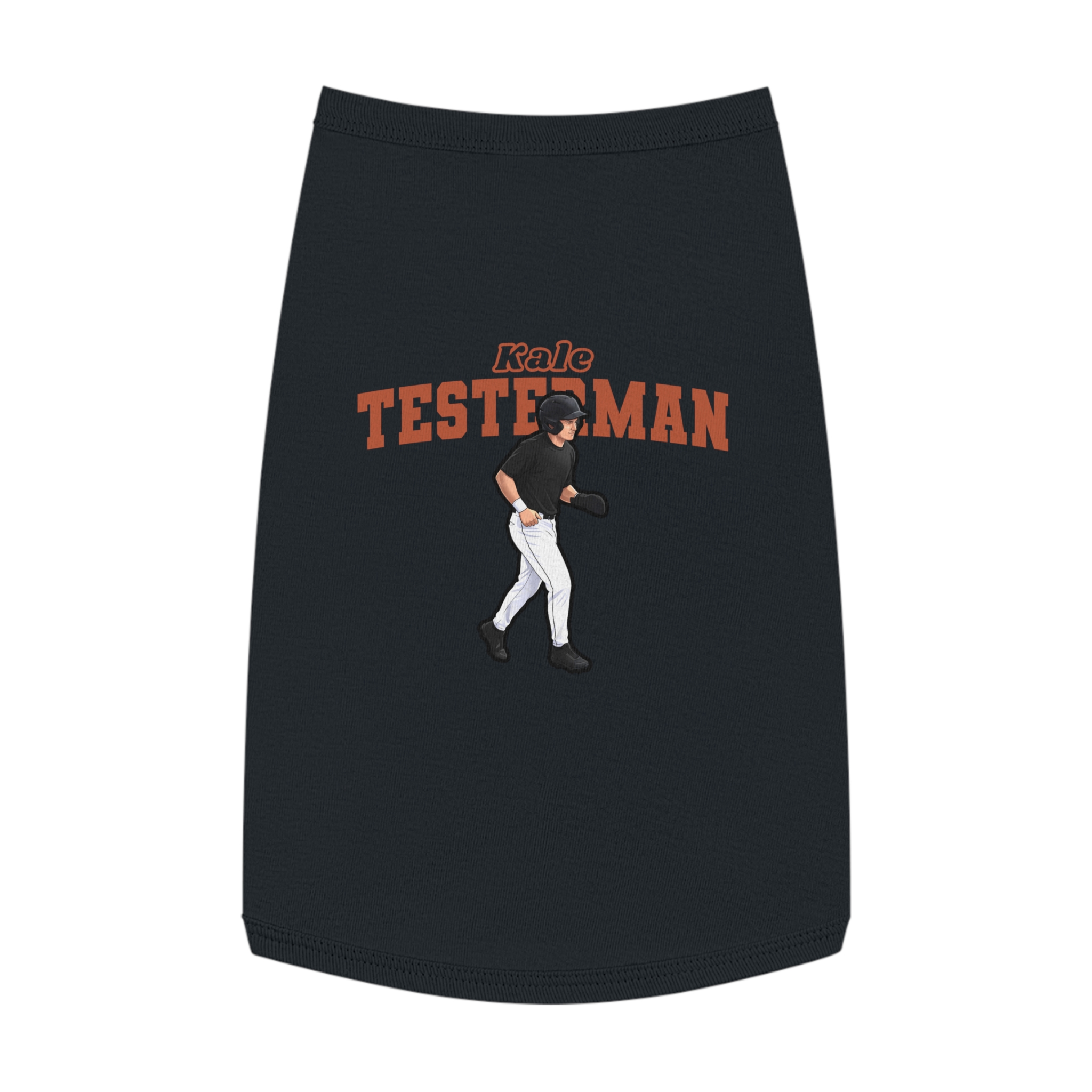 Pet Tank Top — character_name_arch in White