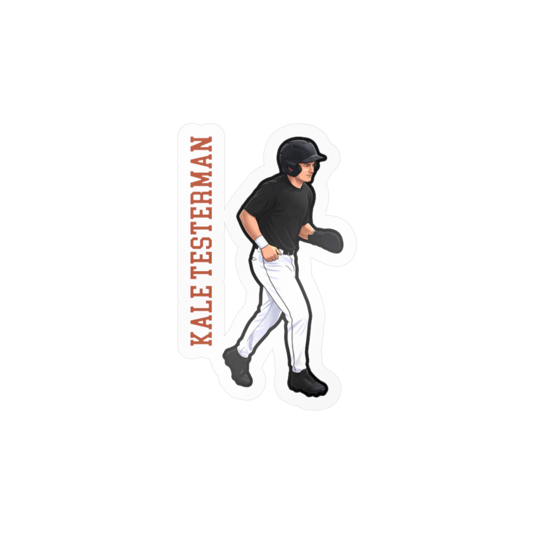 Vinyl Sticker — character_name_vertical in Classic