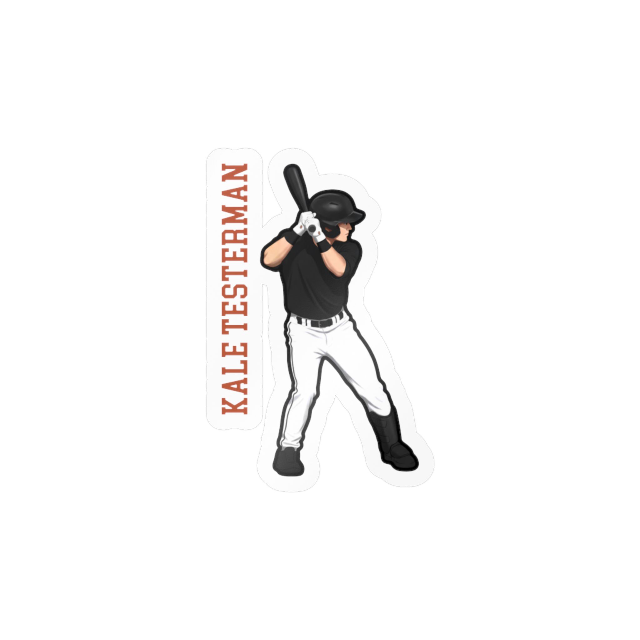 Vinyl Sticker — character_name_vertical in Classic