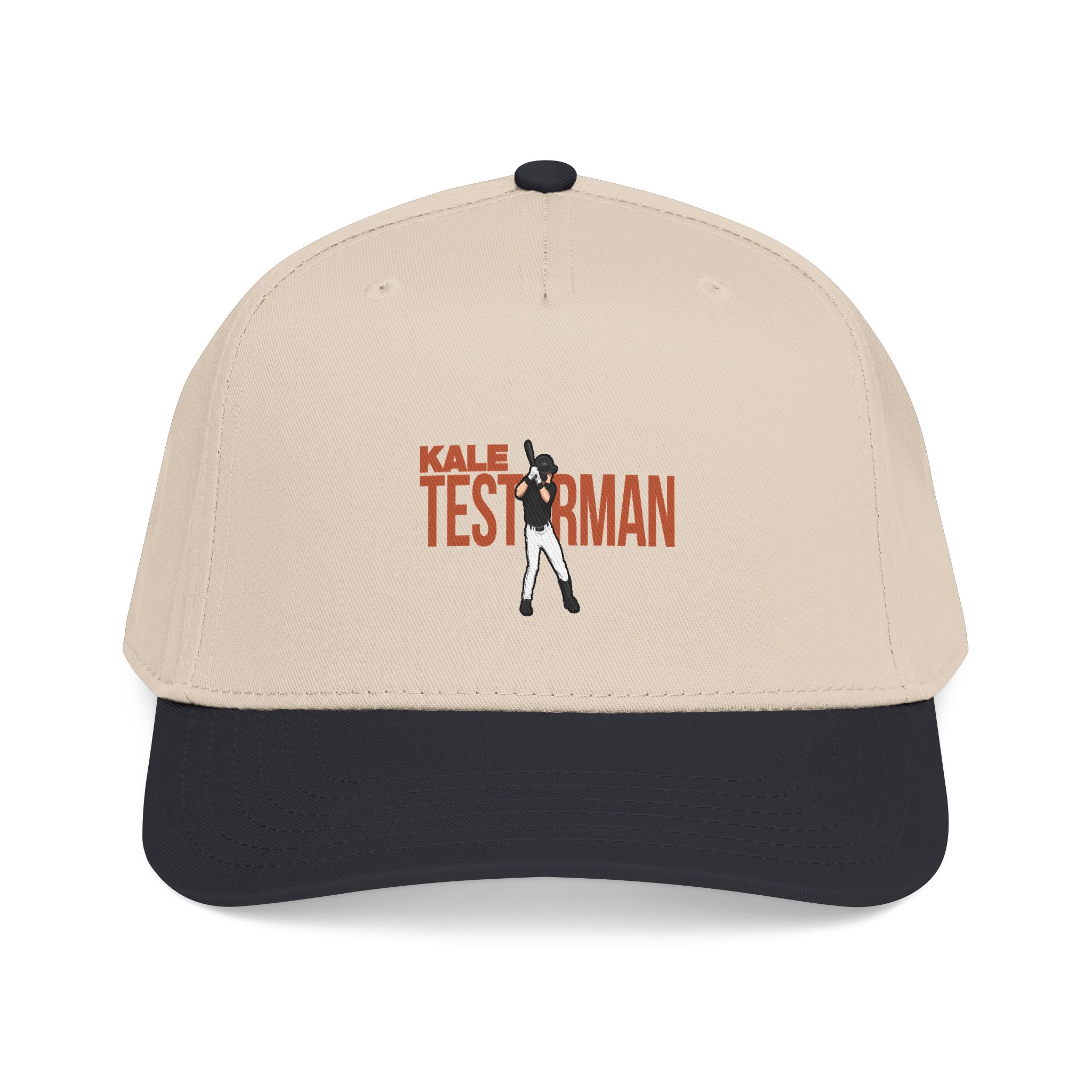 Baseball Cap — character_player_name in Black / Natural