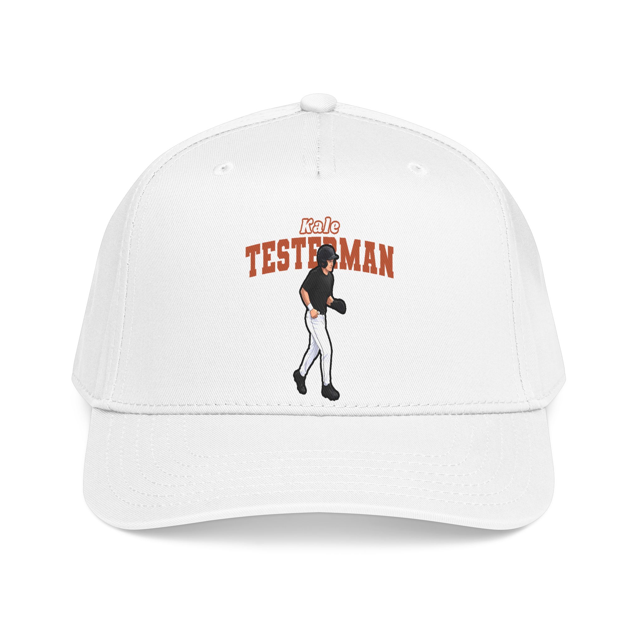 Baseball Cap — character_name_arch in White