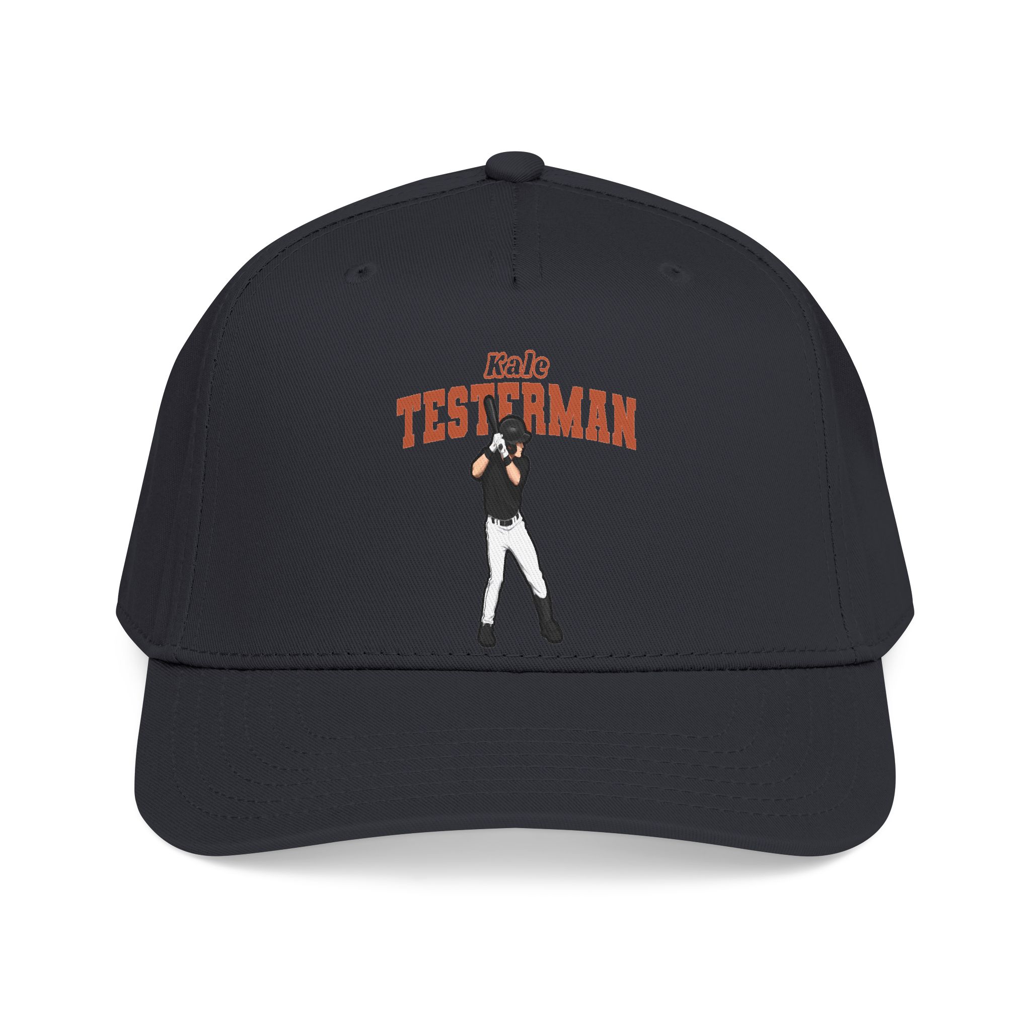 Baseball Cap — character_name_arch in Black