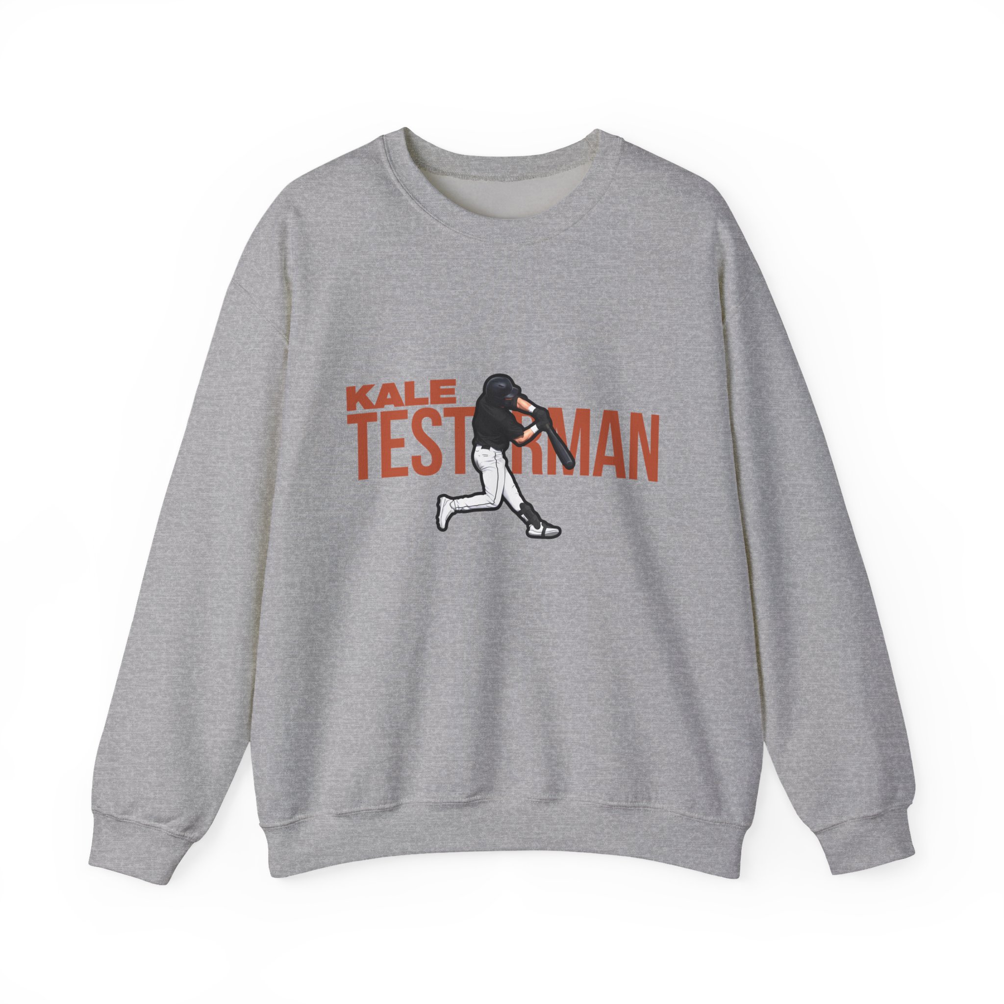 Crewneck Sweatshirt — character_player_name in Grey