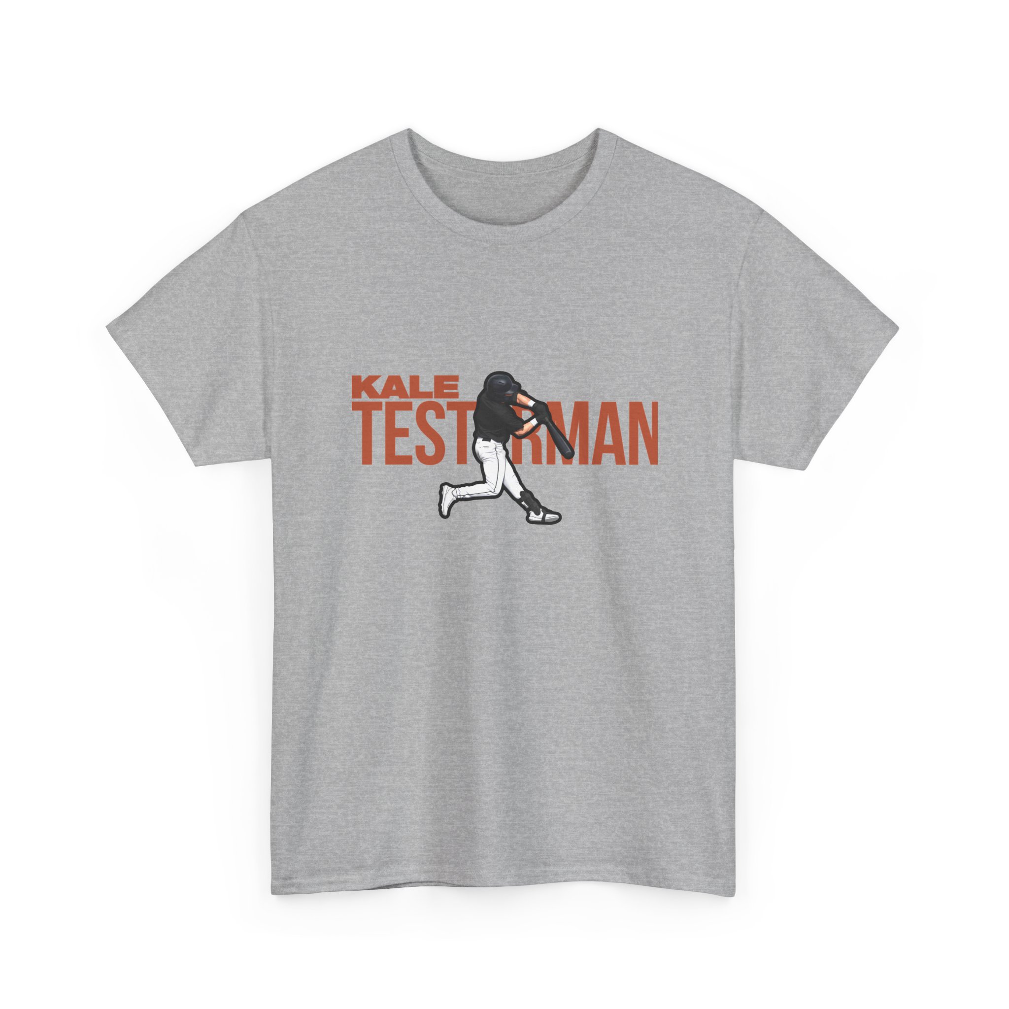Tee — character_player_name in Grey