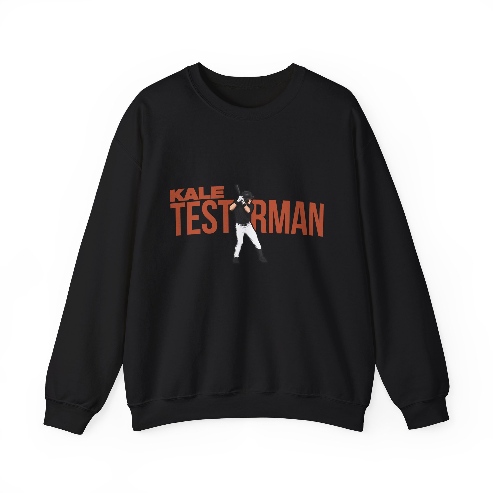 Crewneck Sweatshirt — character_player_name in Black