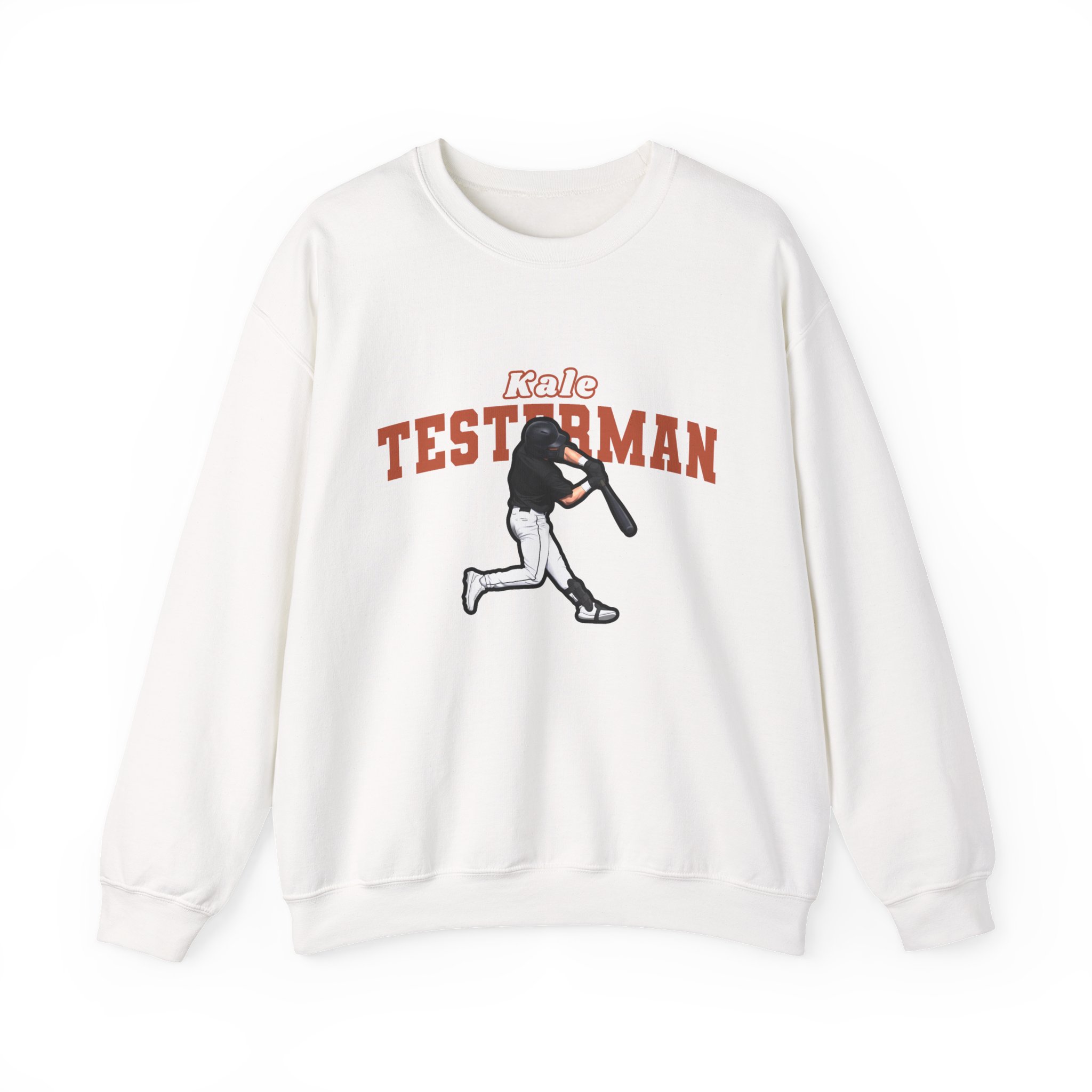 Crewneck Sweatshirt — character_name_arch in White