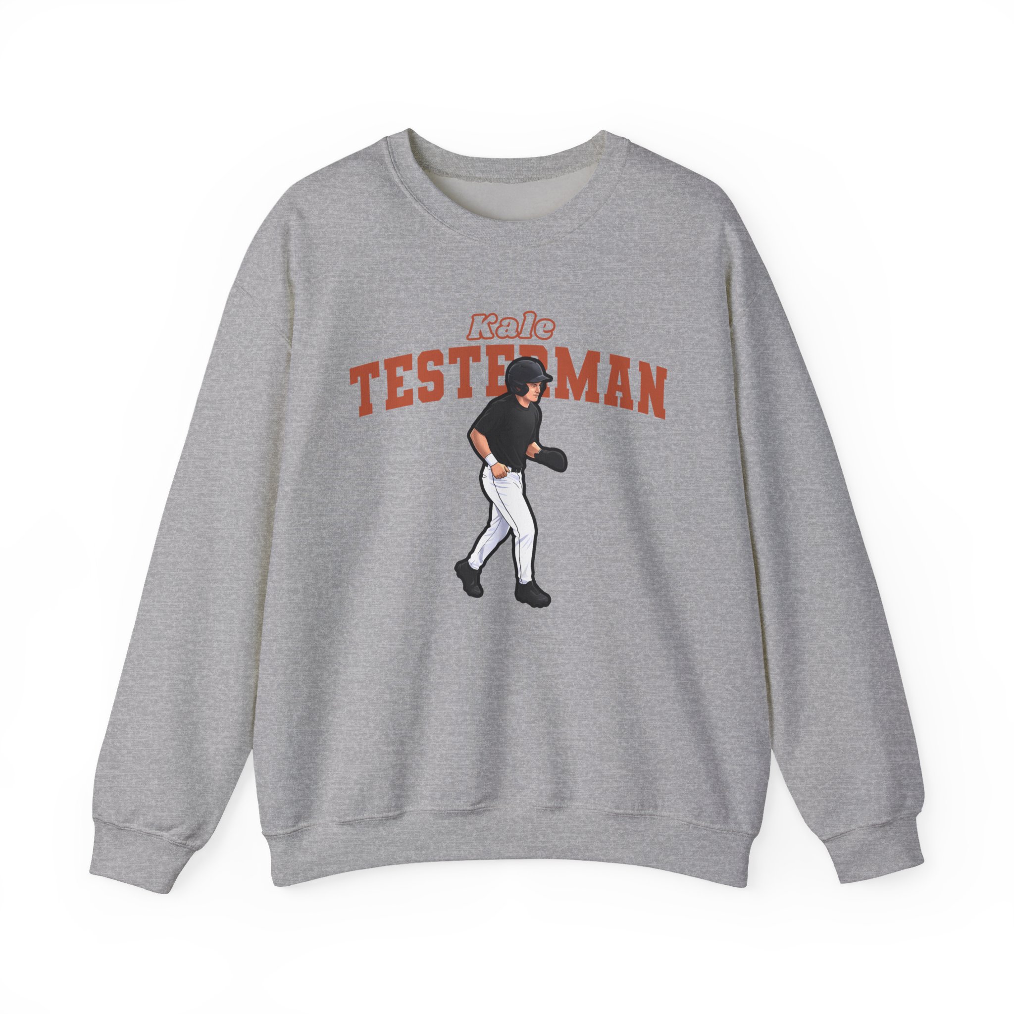 Crewneck Sweatshirt — character_name_arch in Grey
