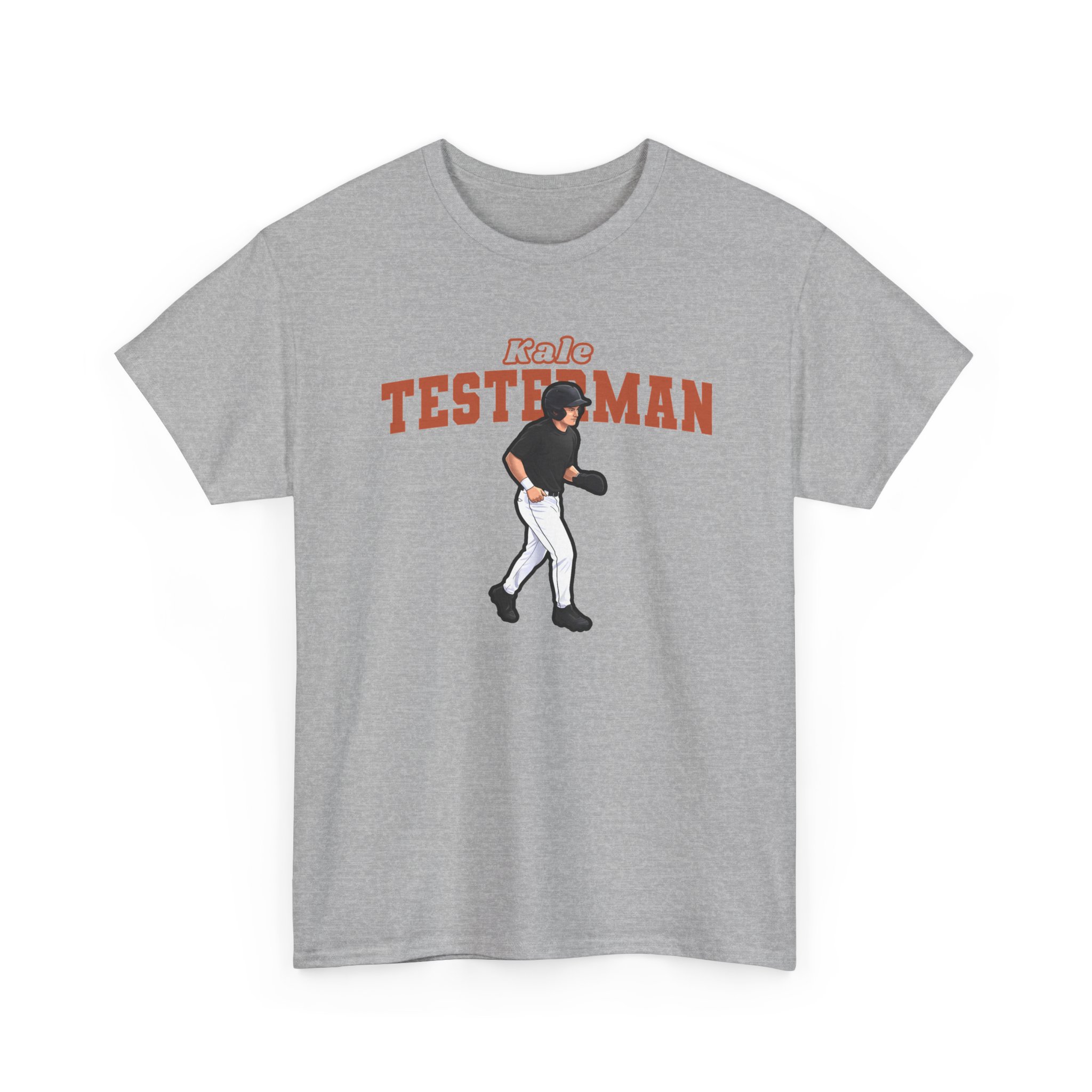 Tee — character_name_arch in Grey